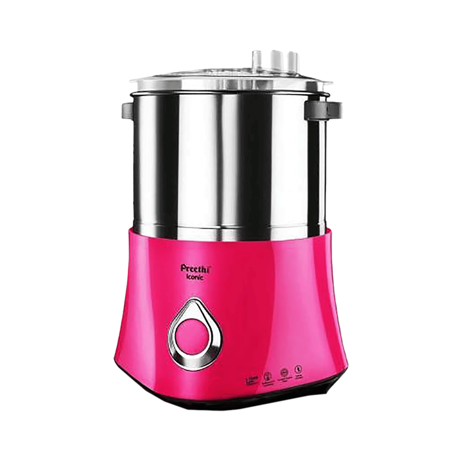 Preethi Iconic 2 Litres 2 Stones Wet Grinder with Atta Kneader (Bi-Directional Grinding Technology, Pink)_9