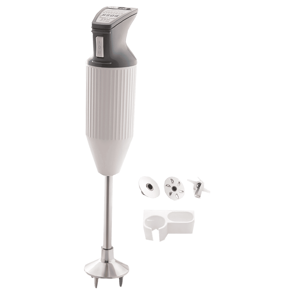 BOSS B121 160 Watt 2 Speed Hand Blender with 3 Attachments (Ergonomic Design, Twin Grey)_1