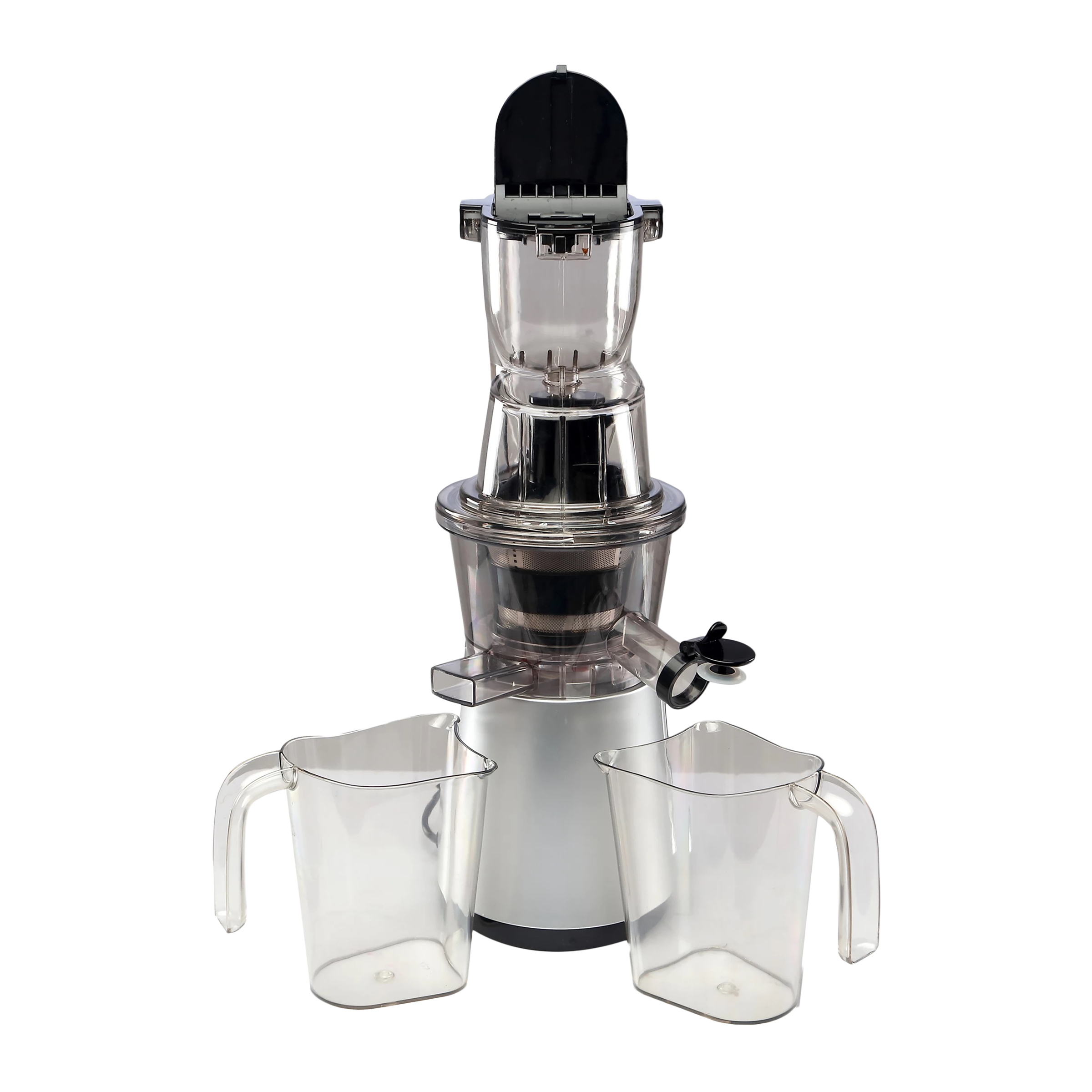 Croma 200 Watt Cold Press Slow Juicer (60 RPM, Non-Slip Feet, Silver)_5