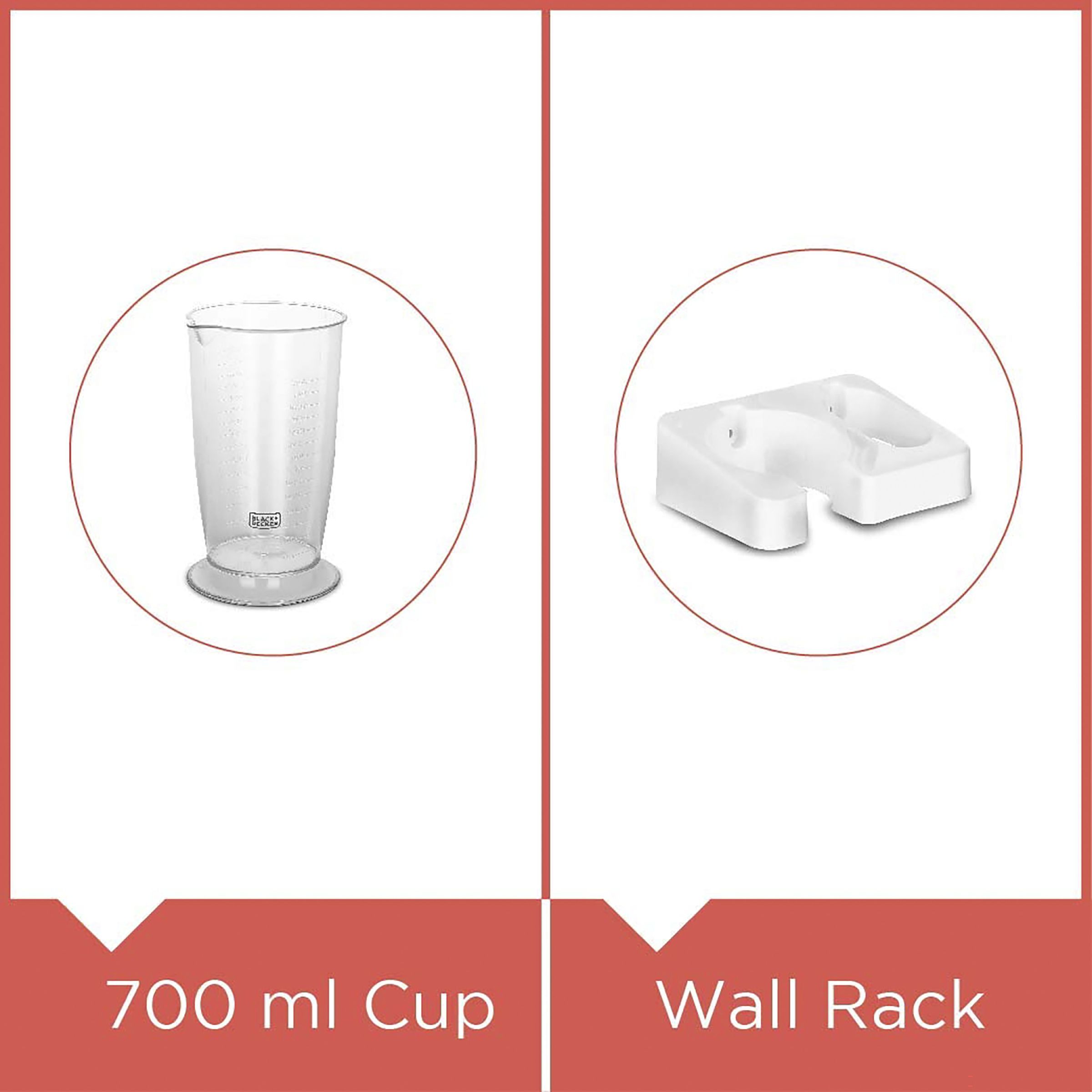 BLACK&DECKER 600 Watt 3 Speed Hand Blender with 3 Attachments (Durable & Sturdy Body, White) BLACK&DECKER 600 Watt 3 Speed Hand Blender with 3 Attachments (Durable & Sturdy Body, White)_12