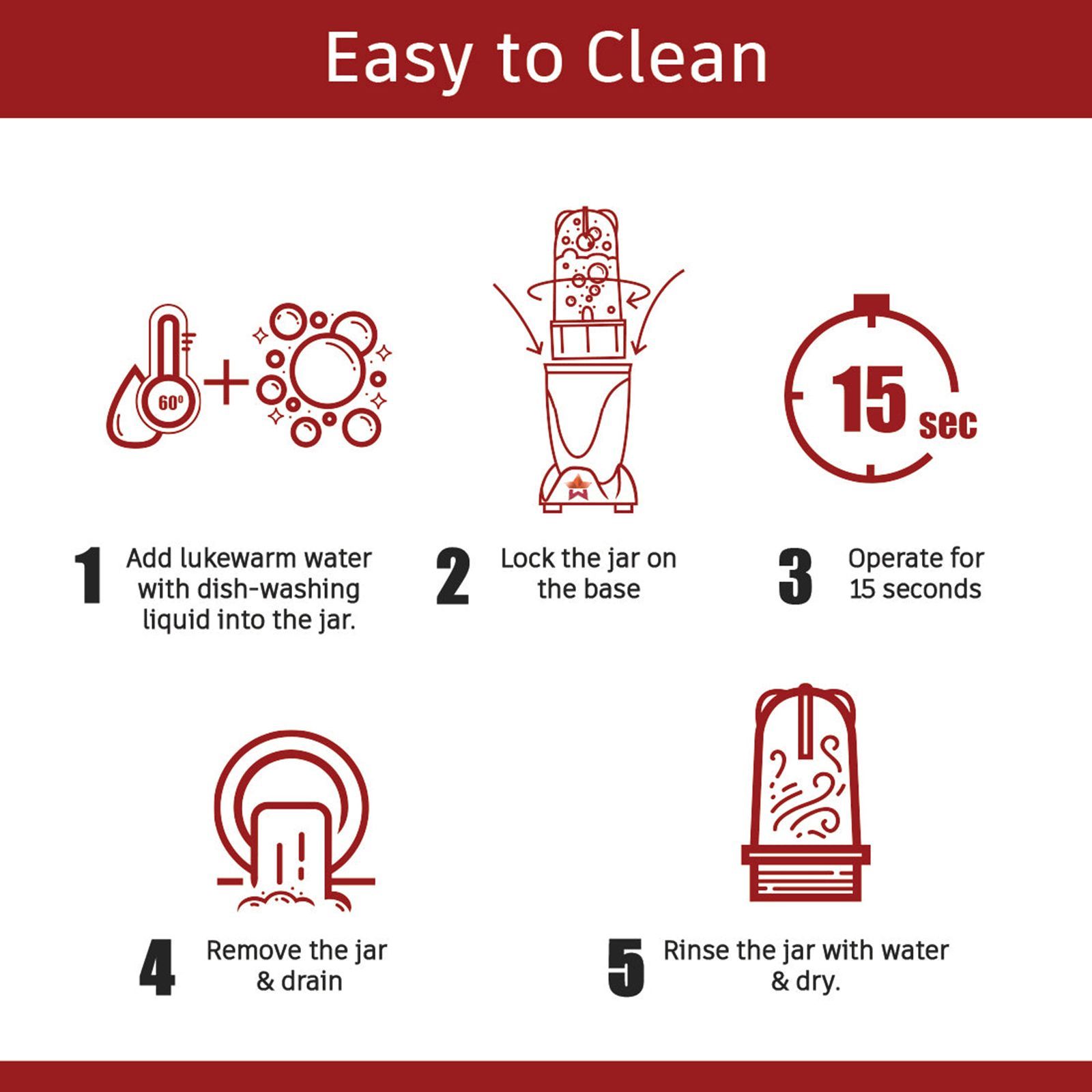 WONDERCHEF Nutri-Blend 400 Watt 4 Jars Juicer Mixer Grinder (22000 RPM, Hands-Free Operation, Black) WONDERCHEF Nutri-Blend 400 Watt 4 Jars Juicer Mixer Grinder (22000 RPM, Hands-Free Operation, Black)_11