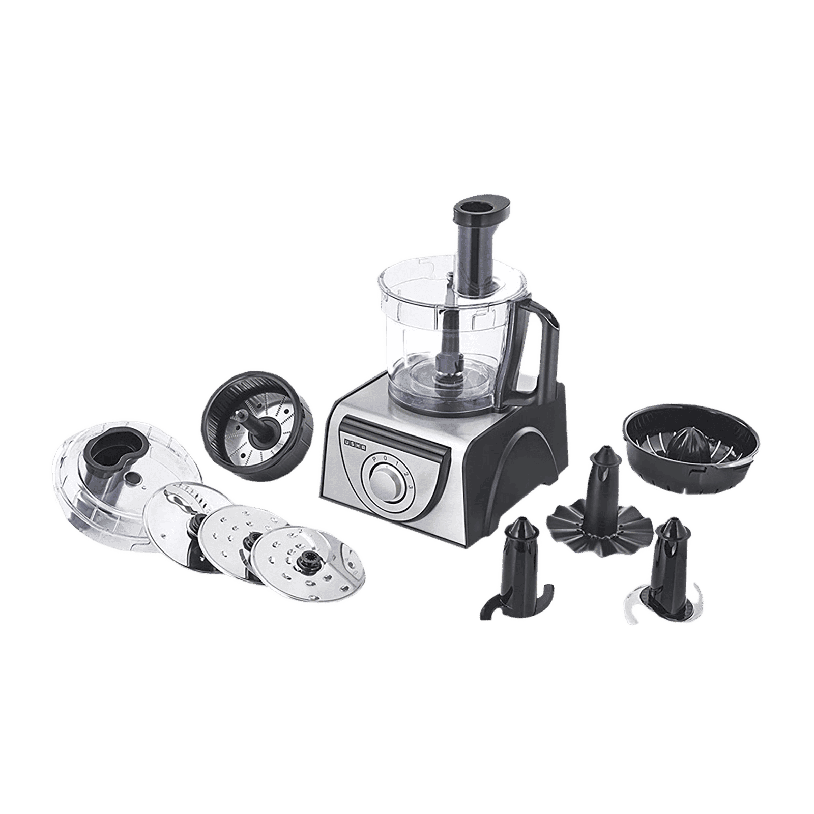 USHA FP 3810 1000 Watt Food Processor with 6 Blades (Black/Silver)_9