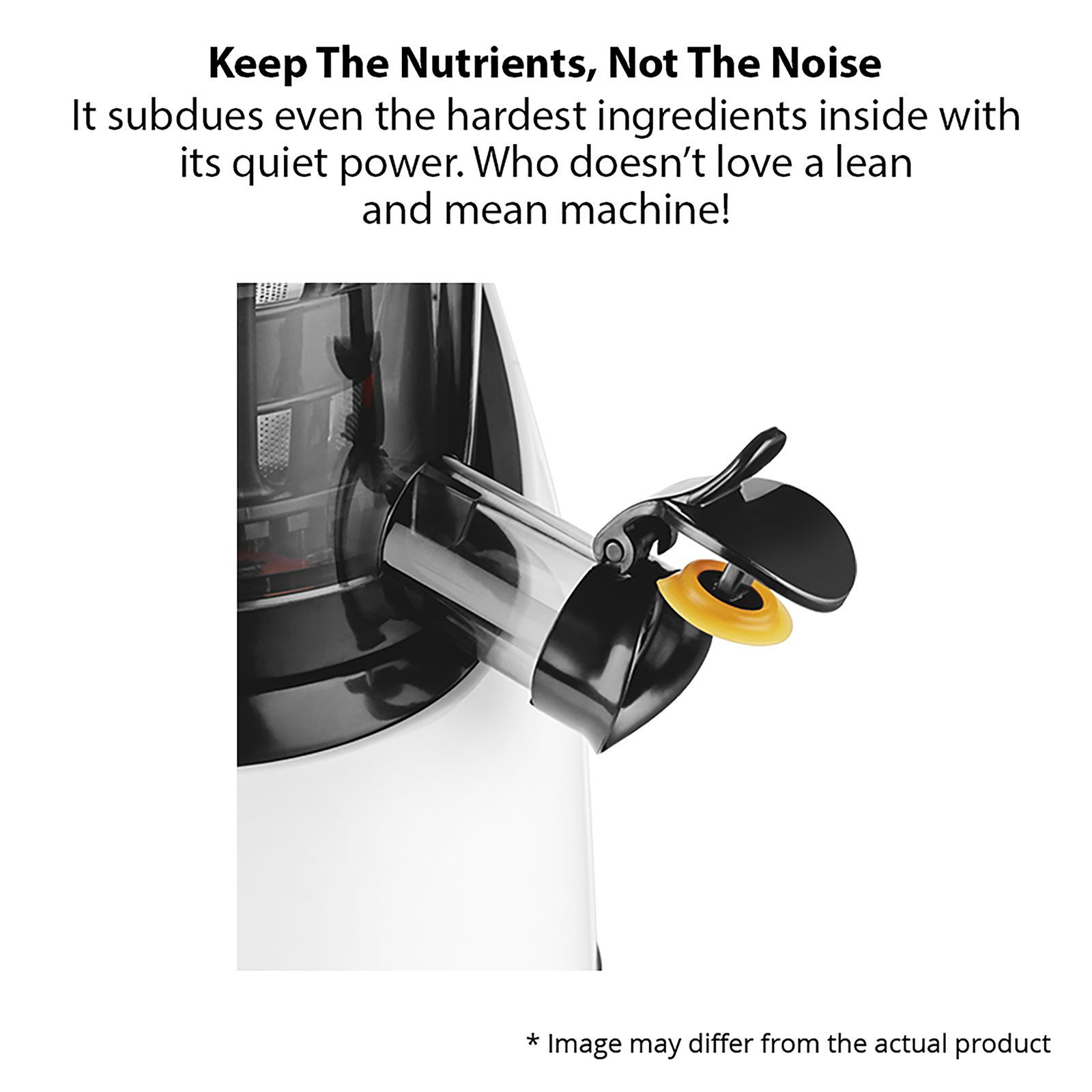 USHA NutriPress 200 Watt Cold Press Juicer (67 RPM, Low Temperature Technology, Black/White)_12