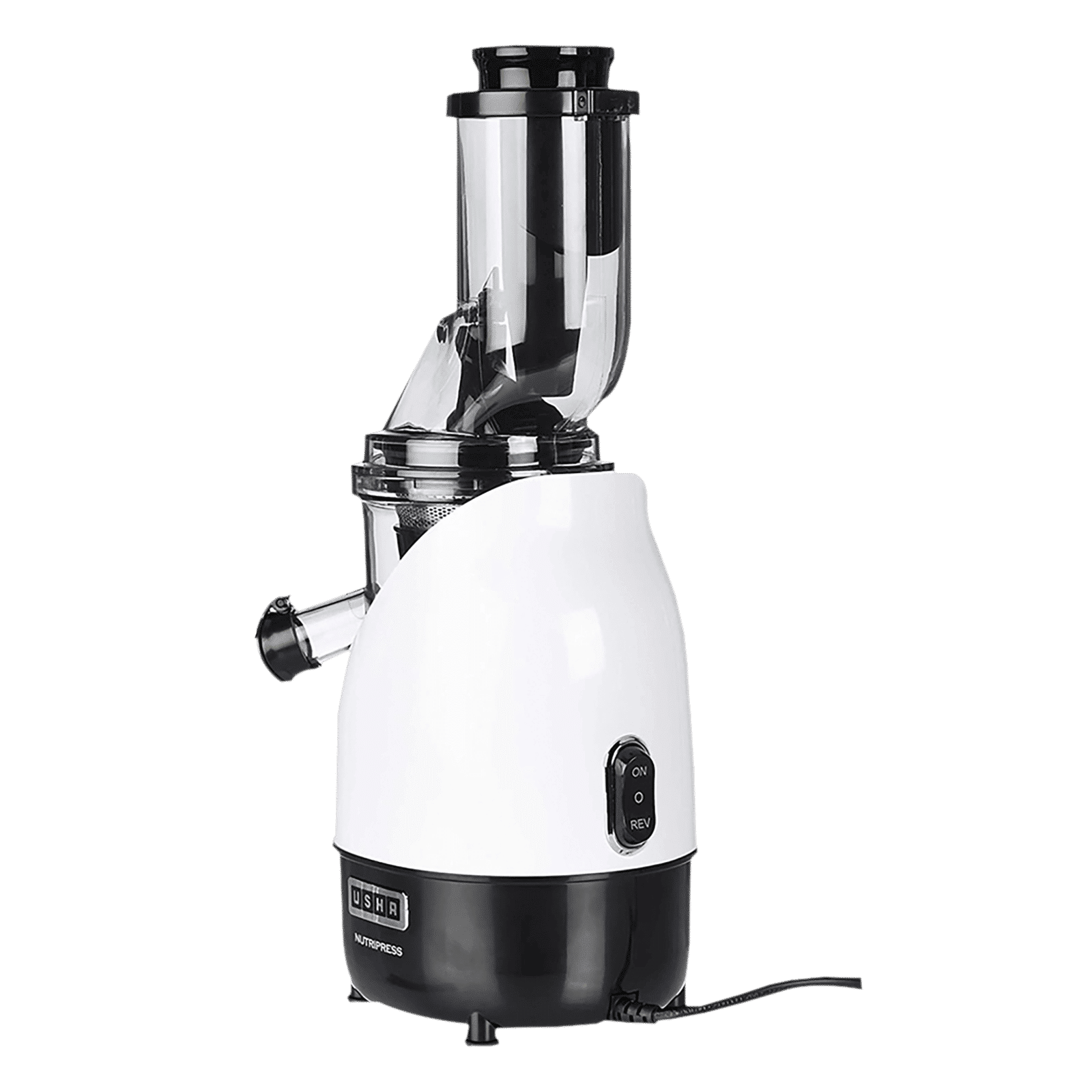 USHA NutriPress 200 Watt Cold Press Juicer (67 RPM, Low Temperature Technology, Black/White)_8