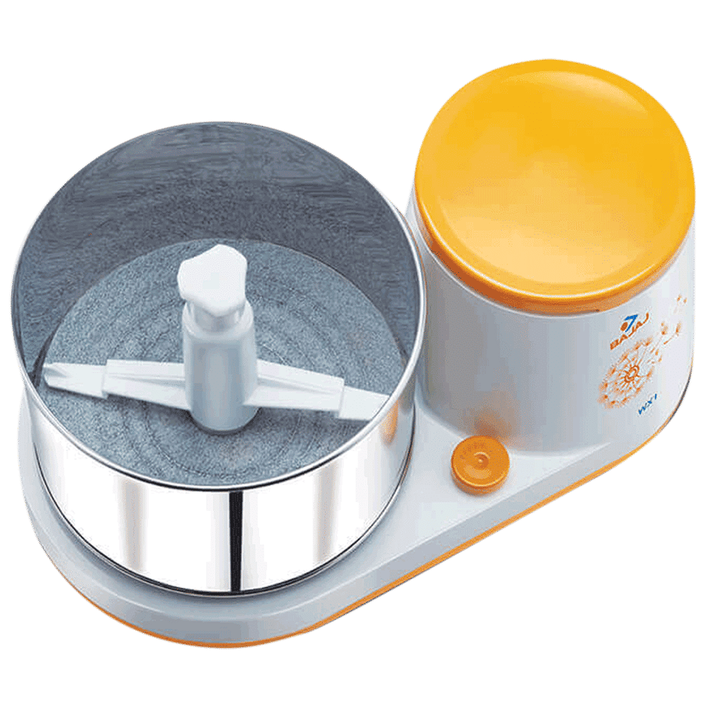 BAJAJ WX1 2 Litres 2 Stones Wet Grinder (Powerful Motor, White/Orange) BAJAJ WX1 2 Litres 2 Stones Wet Grinder (Powerful Motor, White/Orange)_4