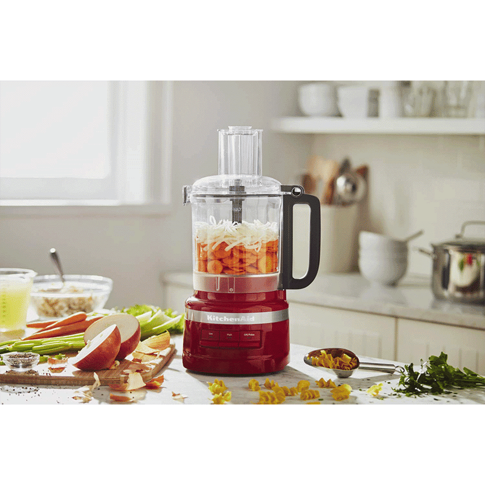 KitchenAid 250 Watt Food Processor with 2 Blades (Red)_7