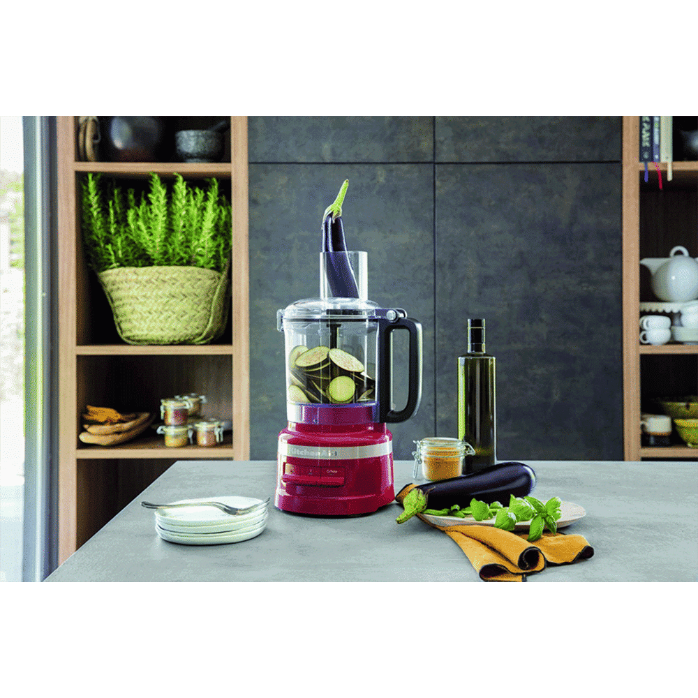 KitchenAid 250 Watt Food Processor with 2 Blades (Red)_8