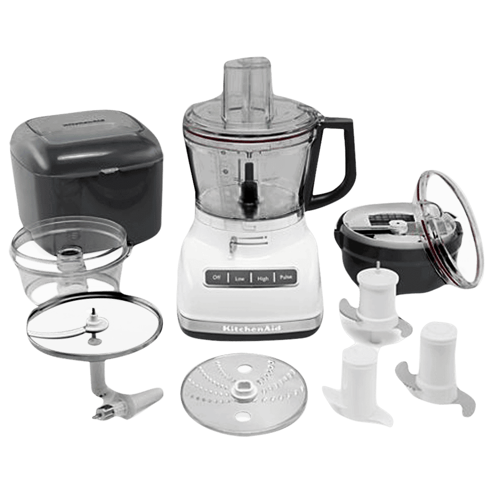 KitchenAid 300 Watt Food Processor with 4 Blades (White)_1