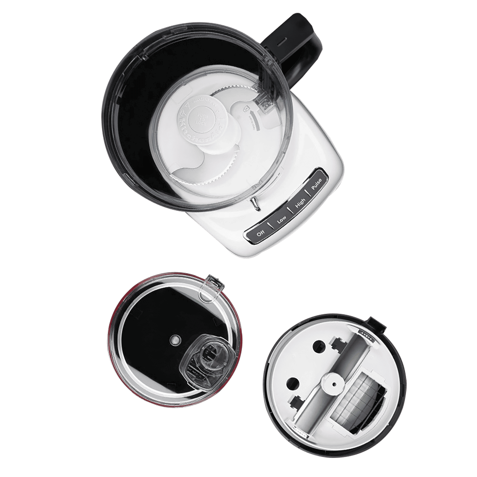 KitchenAid 300 Watt Food Processor with 4 Blades (White)_3