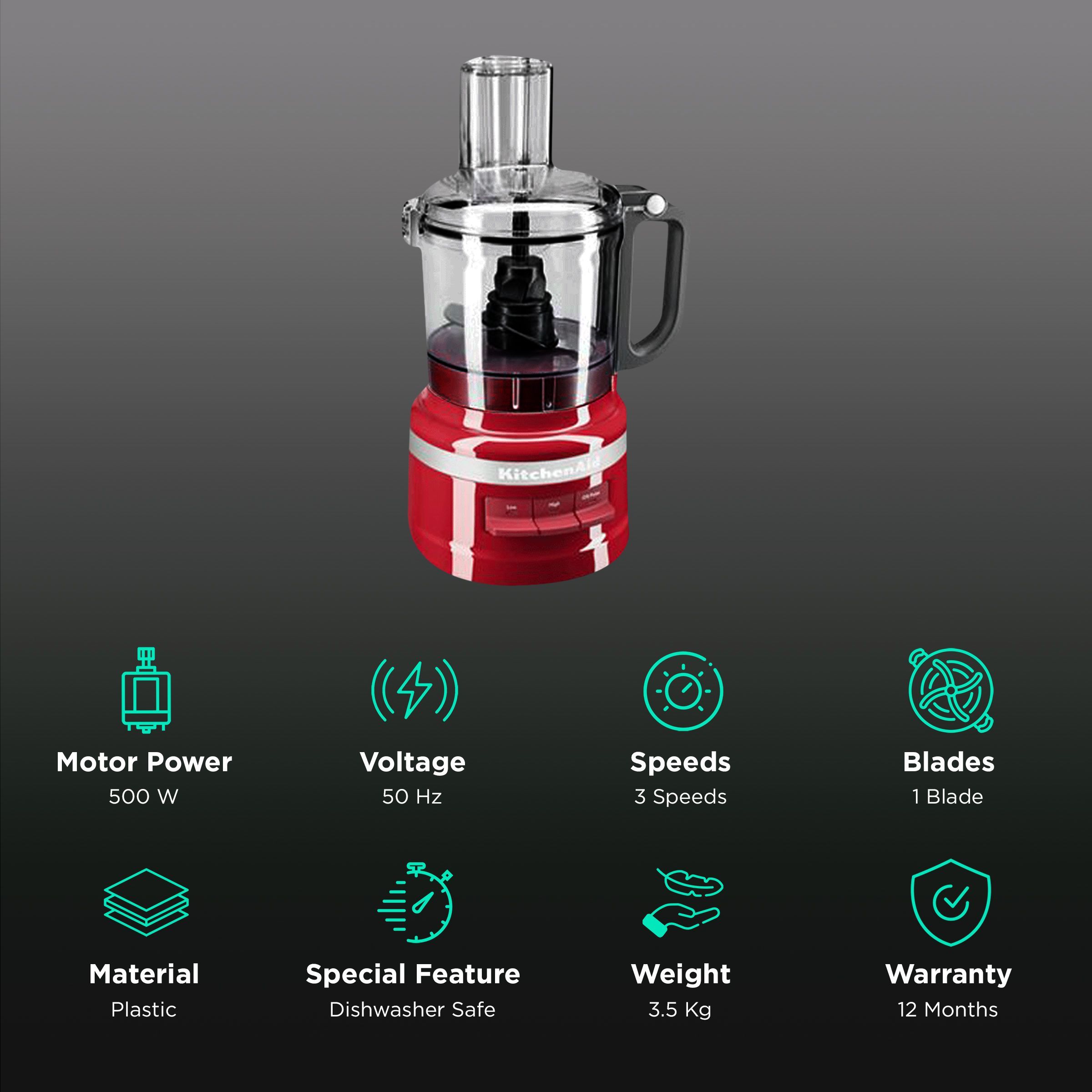 KitchenAid 500 Watt Food Processor (Empire Red) KitchenAid 500 Watt Food Processor (Empire Red)_2