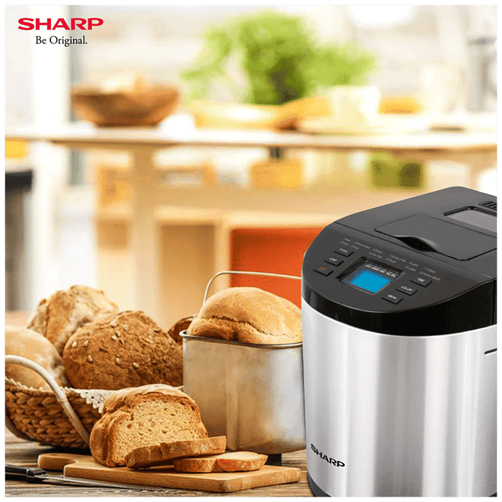 SHARP Automatic Bread Maker (PE-105-CS, Silver)_4