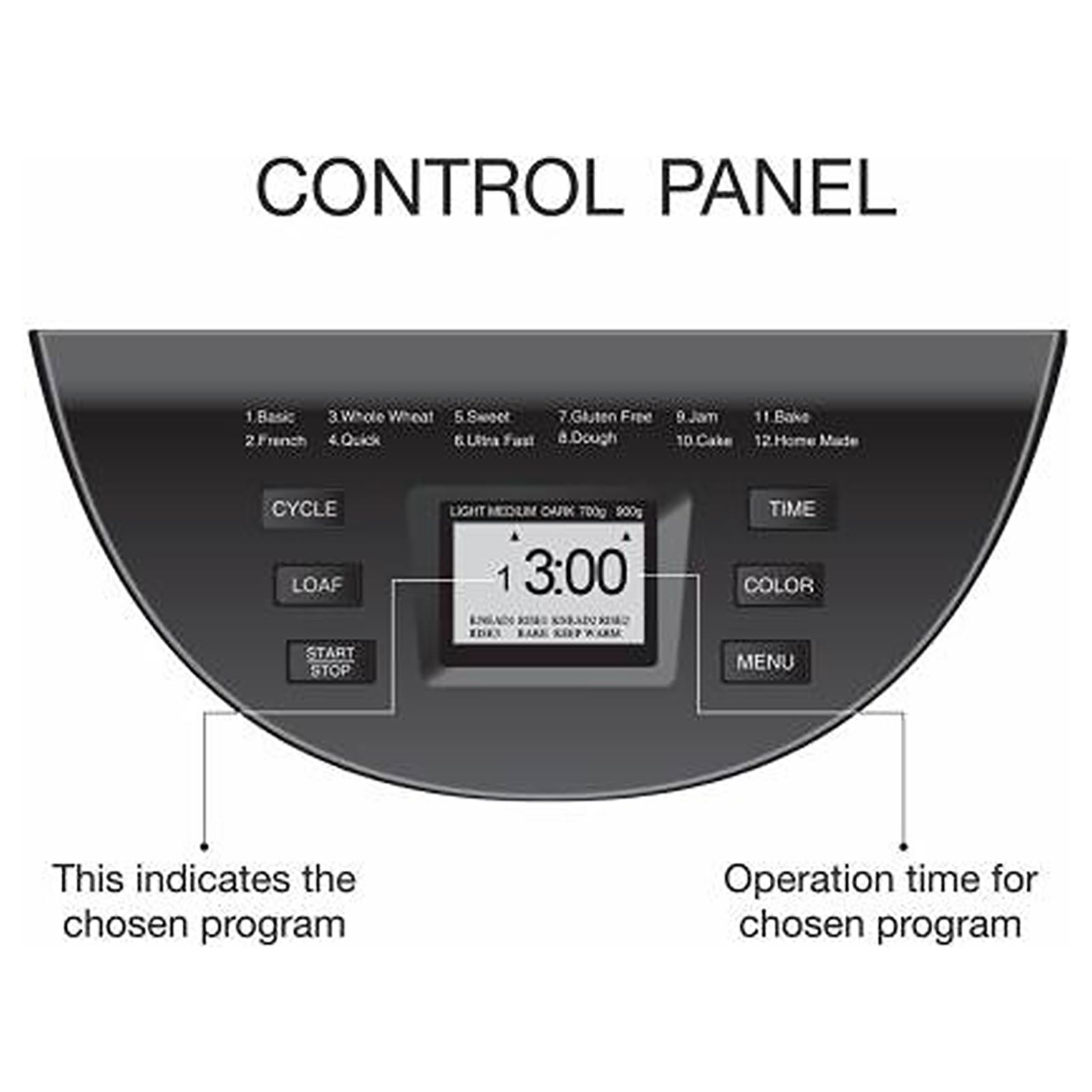 SHARP Automatic Bread Maker (PE-105-CS, Silver)_8