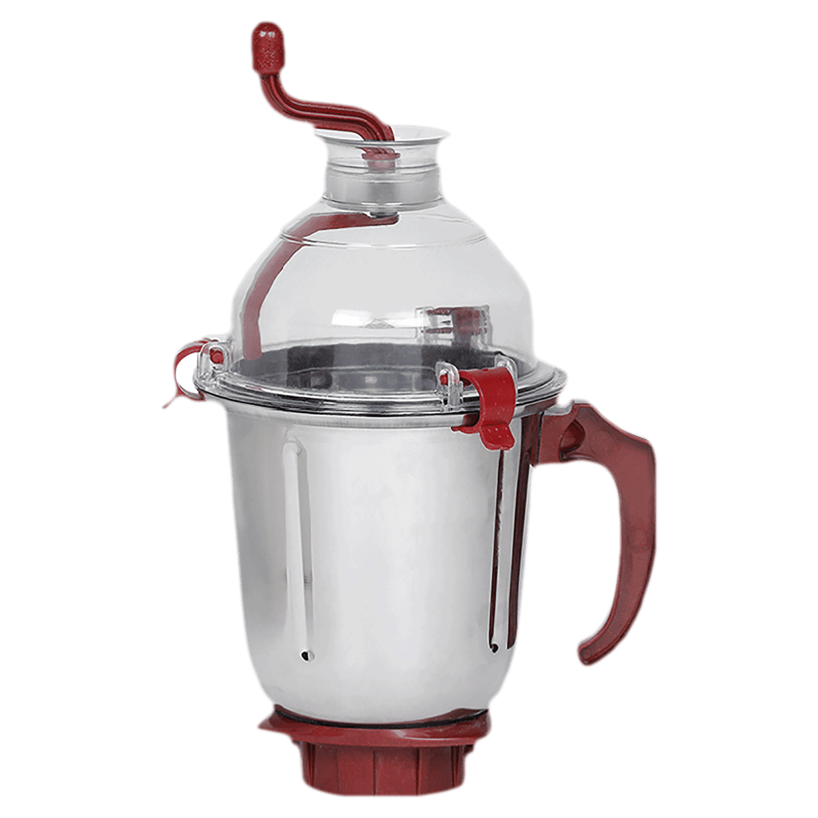 KENSTAR Stello Pro 750 Watt 3 Jars Mixer Grinder (Hands-free Operation, Red)_10