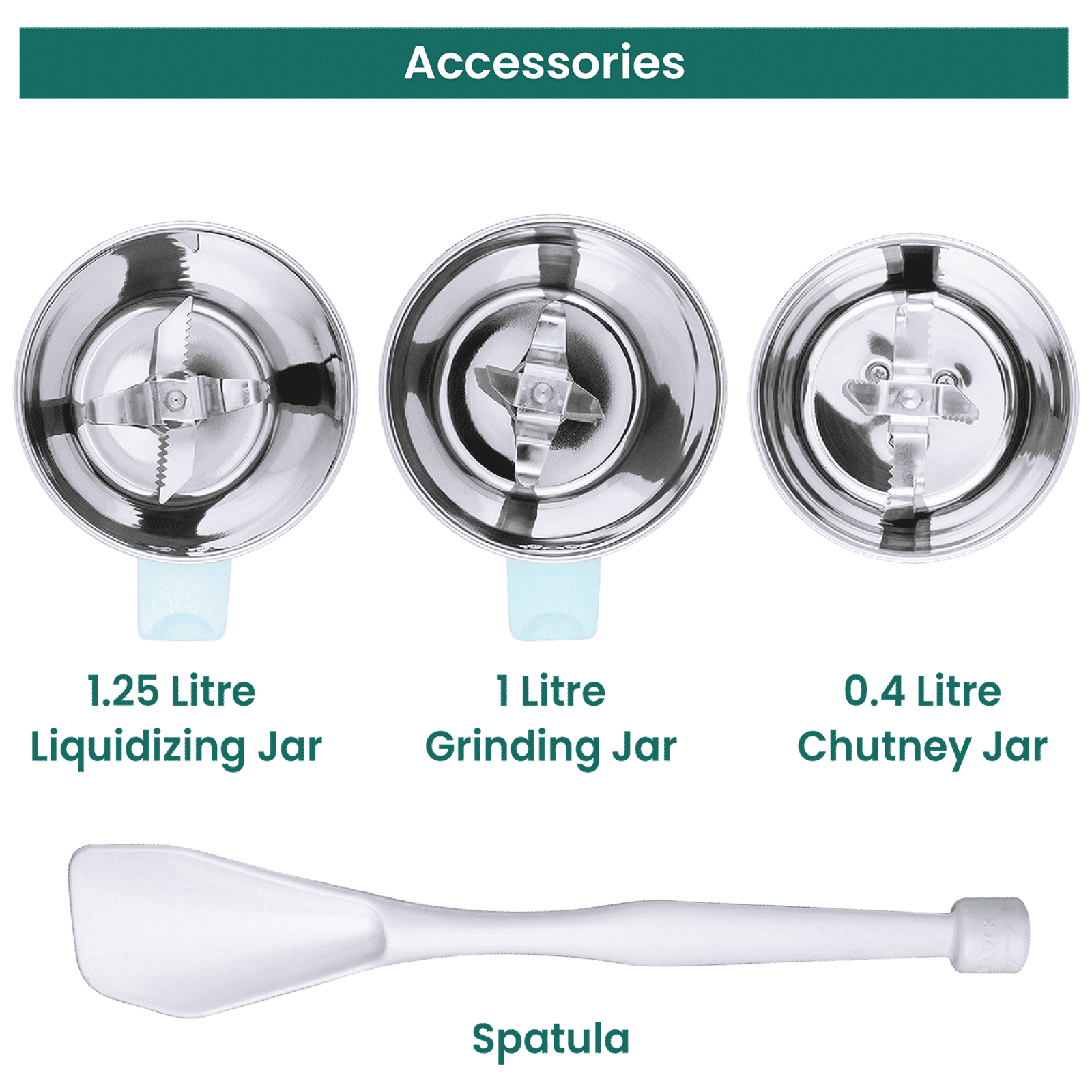 Croma 750 Watt 3 Jars Mixer Grinder (19000 RPM, 3 Speed Control with Pulse Function, Black/Green) Croma 750 Watt 3 Jars Mixer Grinder (19000 RPM, 3 Speed Control with Pulse Function, Black/Green)_8