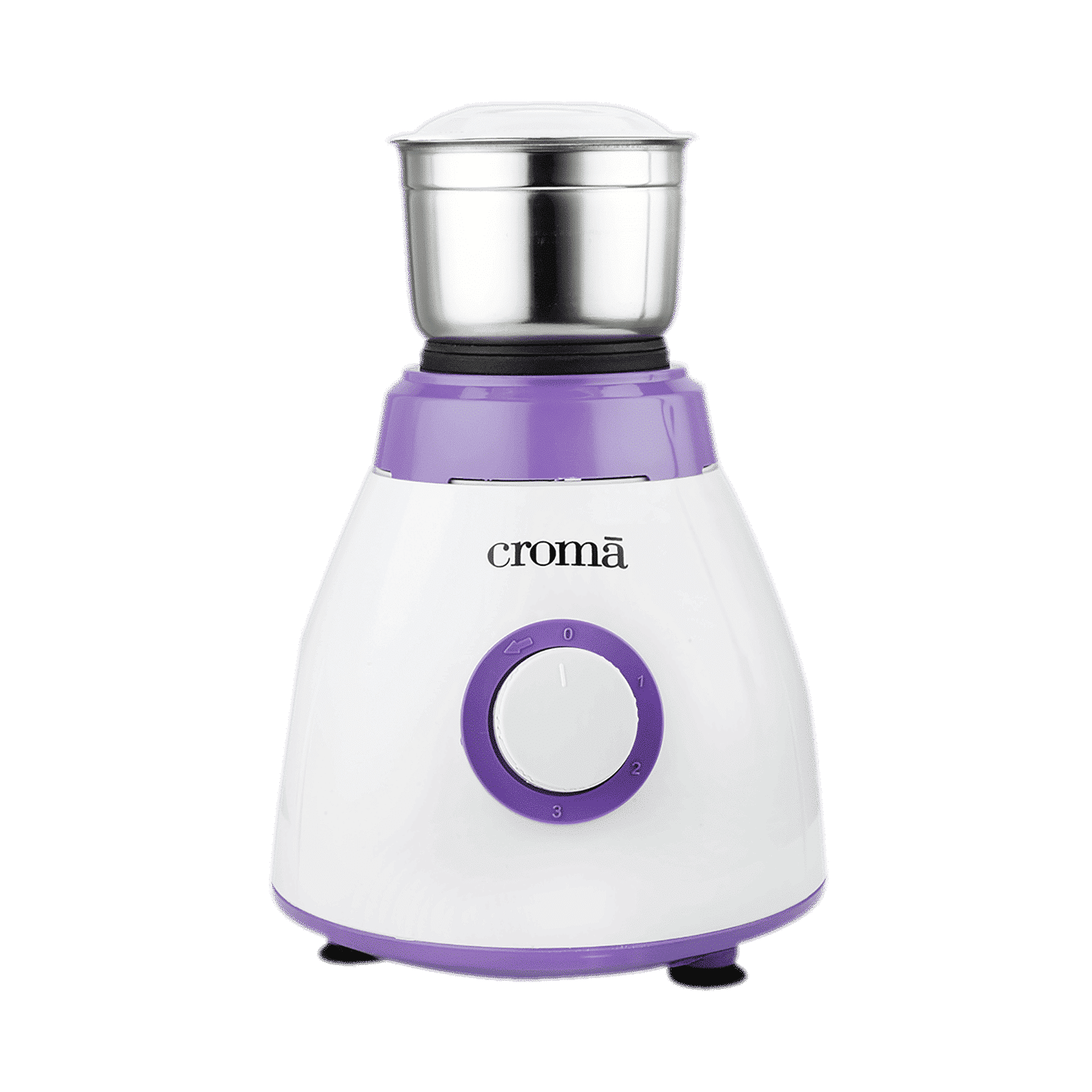 Croma 500 Watt 3 Jars Mixer Grinder (Rust Resistant, White/Purple)_18