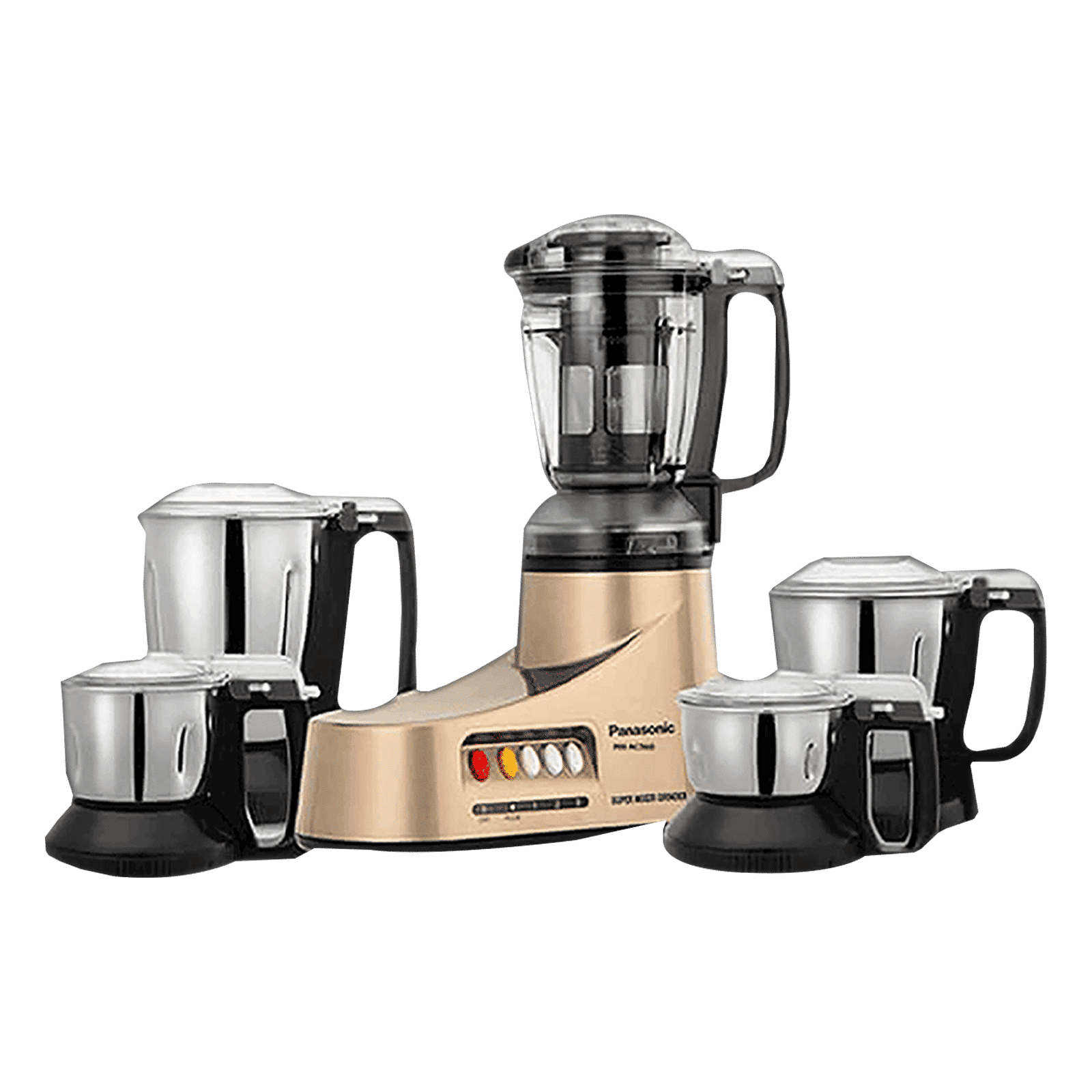 Panasonic MX-AC560 550 Watt 5 Jars Juicer Mixer Grinder (Anti-Skid Base, Bronze)_1