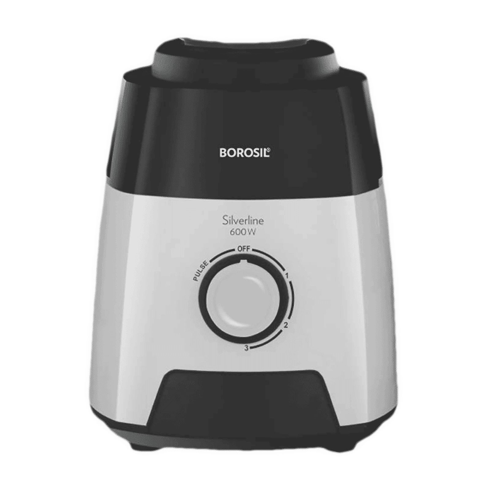 BOROSIL Silverline 600 Watt 3 Jars Mixer Grinder (20000 RPM, Blow Breaker for Blending, Black & Silver)_5
