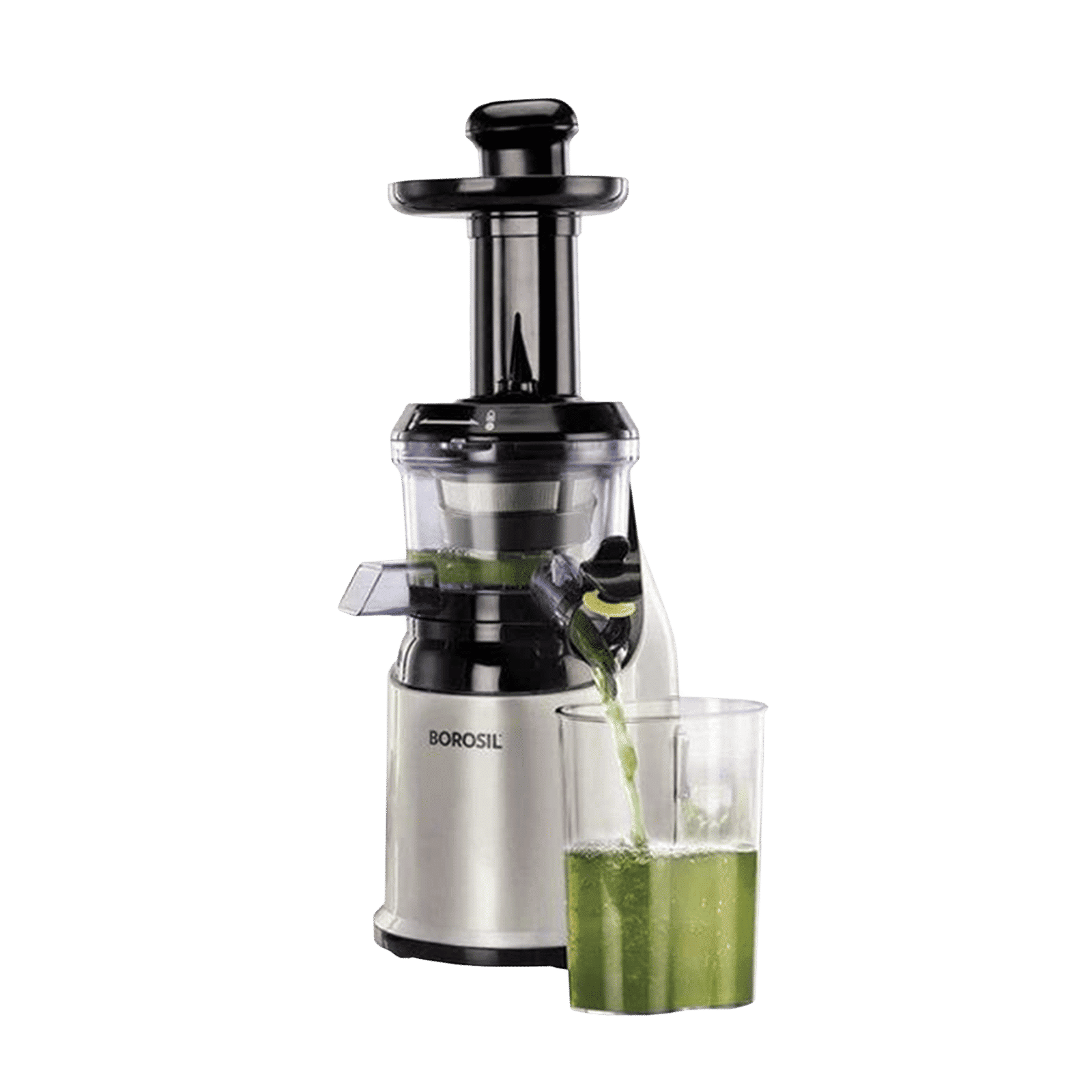 BOROSIL HealthPro 200 Watt Slow Juicer (70 RPM, Slow Squeeze Technology, Silver Cloud)_5