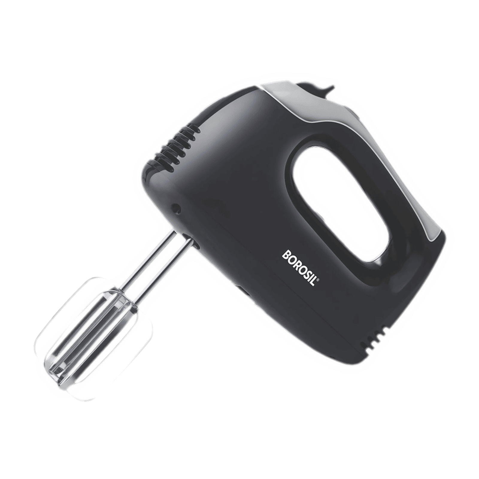 BOROSIL Smartmix 300 Watt 5 Speed Hand Mixer with 4 Attachments (Single Button for Eject, White)_1