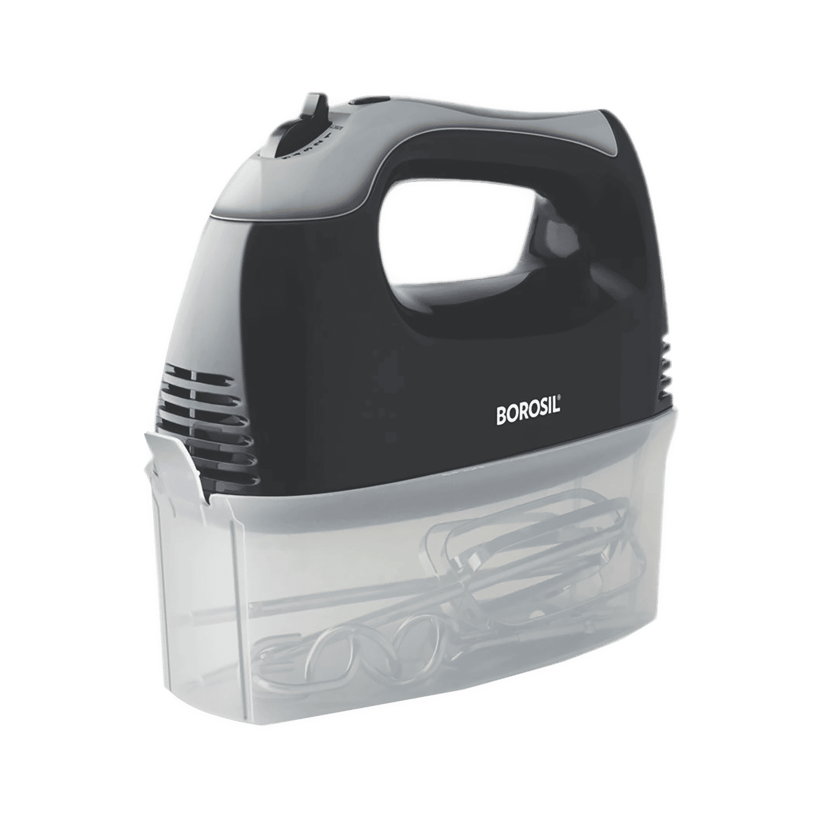 BOROSIL Smartmix 300 Watt 5 Speed Hand Mixer with 4 Attachments (Single Button for Eject, White)_15