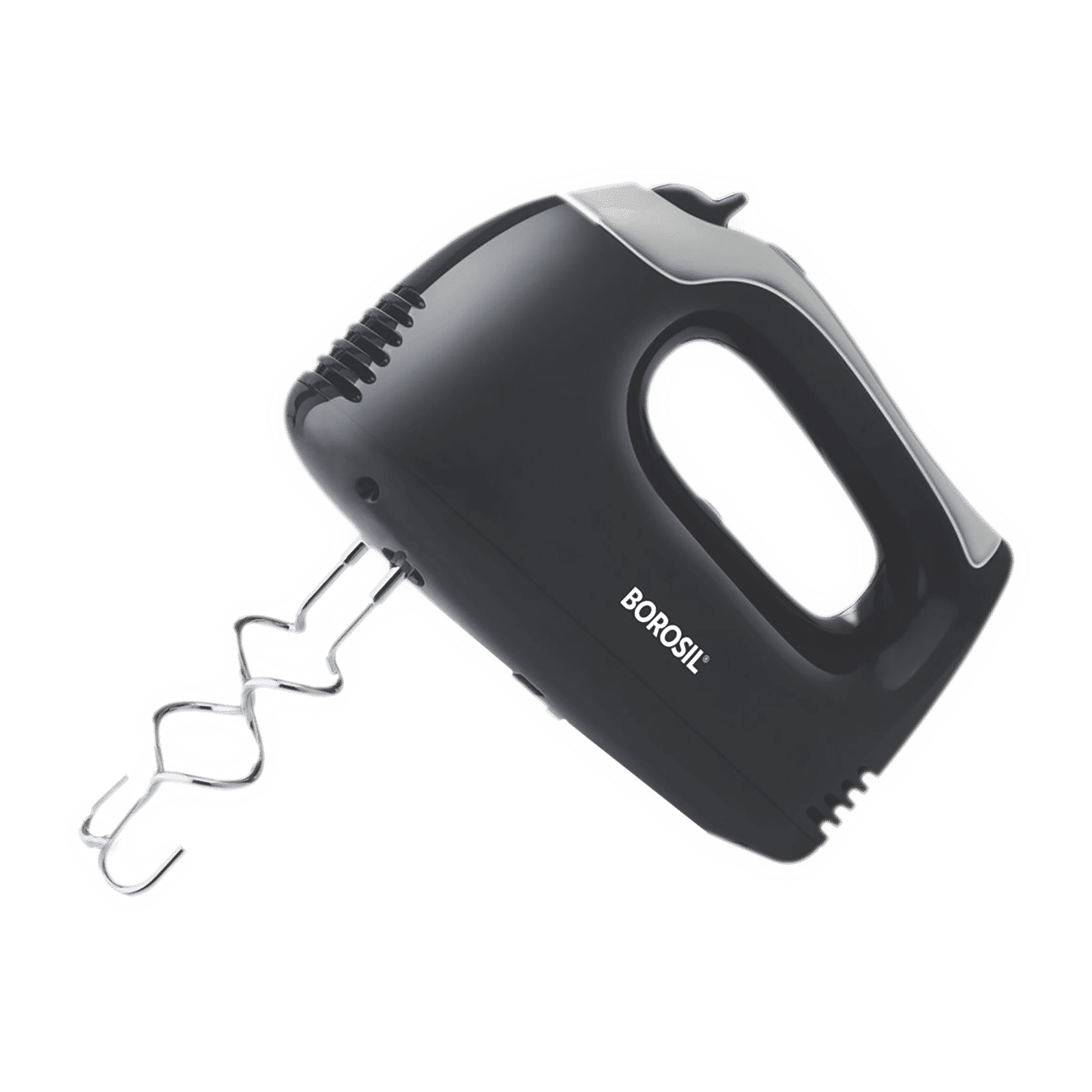 BOROSIL Smartmix 300 Watt 5 Speed Hand Mixer with 4 Attachments (Single Button for Eject, White)_5