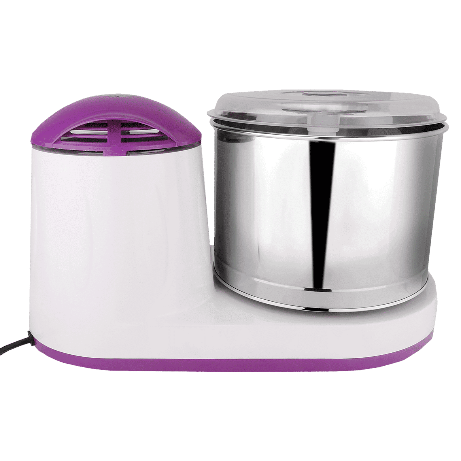 Croma 2 Litres 2 Stones Wet Grinder with Coconut Scrapper & Atta Kneader (In-Built Overload Protection, White/Purple)_9