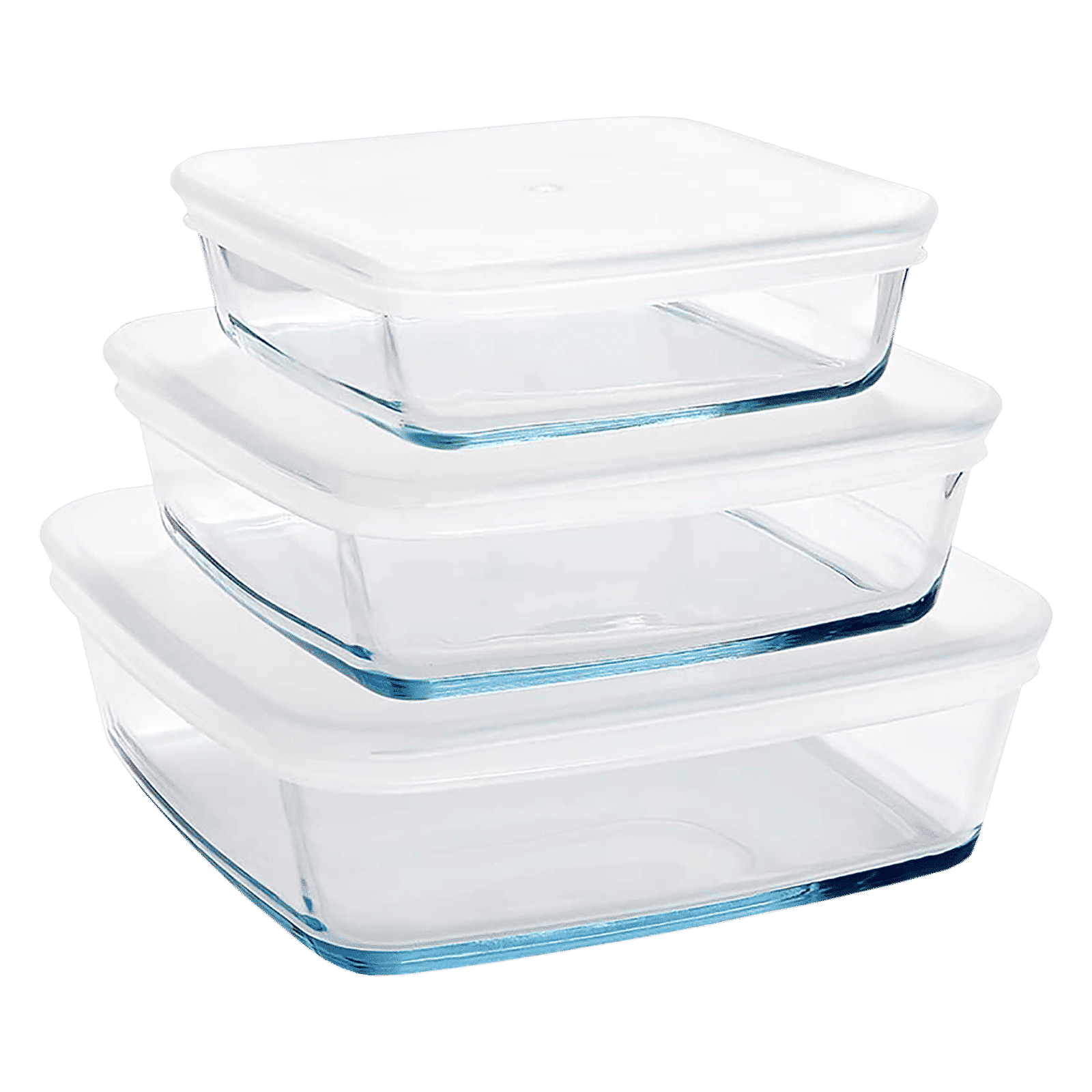 BOROSIL IH22DH15626 500ml, 800ml & 1.6L Borosilicate Glass Square Dish with Lid (Set of 3, Scratch Resistant, Transparent) BOROSIL IH22DH15626 500ml, 800ml & 1.6L Borosilicate Glass Square Dish with Lid (Set of 3, Scratch Resistant, Transparent)_7