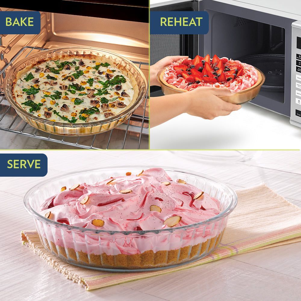 BOROSIL 1.2L Borosilicate Glass Baking Dish (Scratch Resistant, Transparent) BOROSIL 1.2L Borosilicate Glass Baking Dish (Scratch Resistant, Transparent)_8