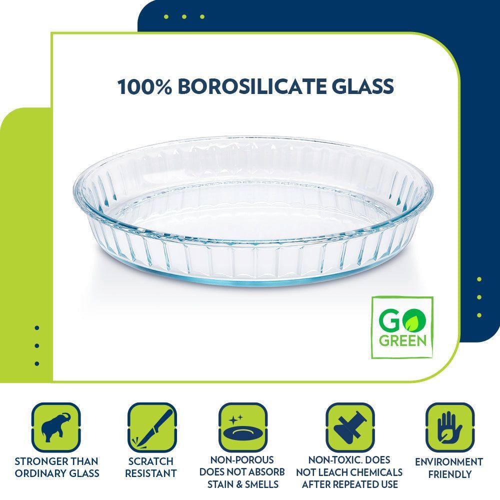 BOROSIL 1.2L Borosilicate Glass Baking Dish (Scratch Resistant, Transparent) BOROSIL 1.2L Borosilicate Glass Baking Dish (Scratch Resistant, Transparent)_9