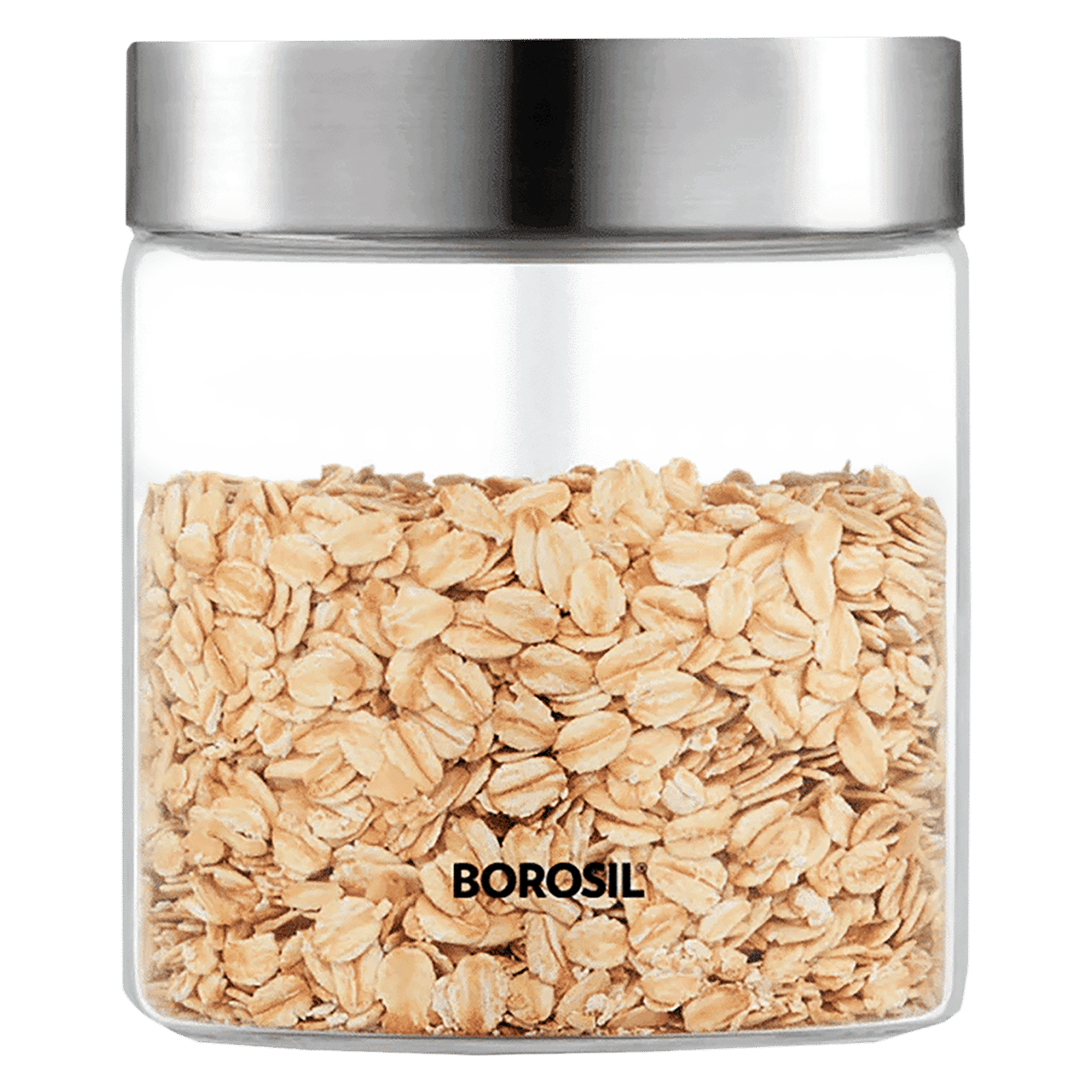 BOROSIL Endura 600ml Borosilicate Glass Jar with Screw Top Lid (Scratch Resistant, Transparent)_1