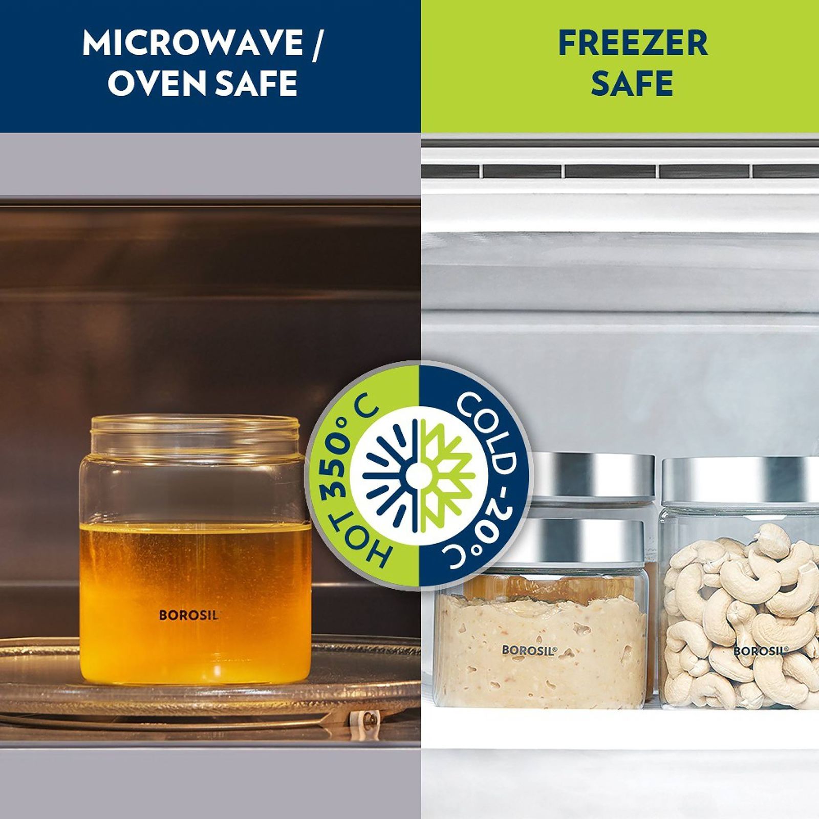 BOROSIL Endura 600ml Borosilicate Glass Jar with Screw Top Lid (Scratch Resistant, Transparent)_9