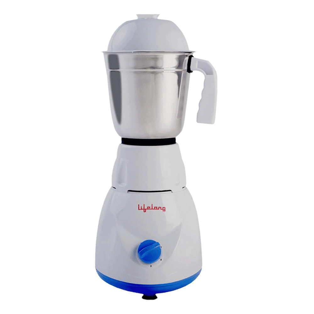 Lifelong Maxo 500 Watt 3 Jars Mixer Grinder (18000 RPM, Overload Protection, Blue) Lifelong Maxo 500 Watt 3 Jars Mixer Grinder (18000 RPM, Overload Protection, Blue)_4