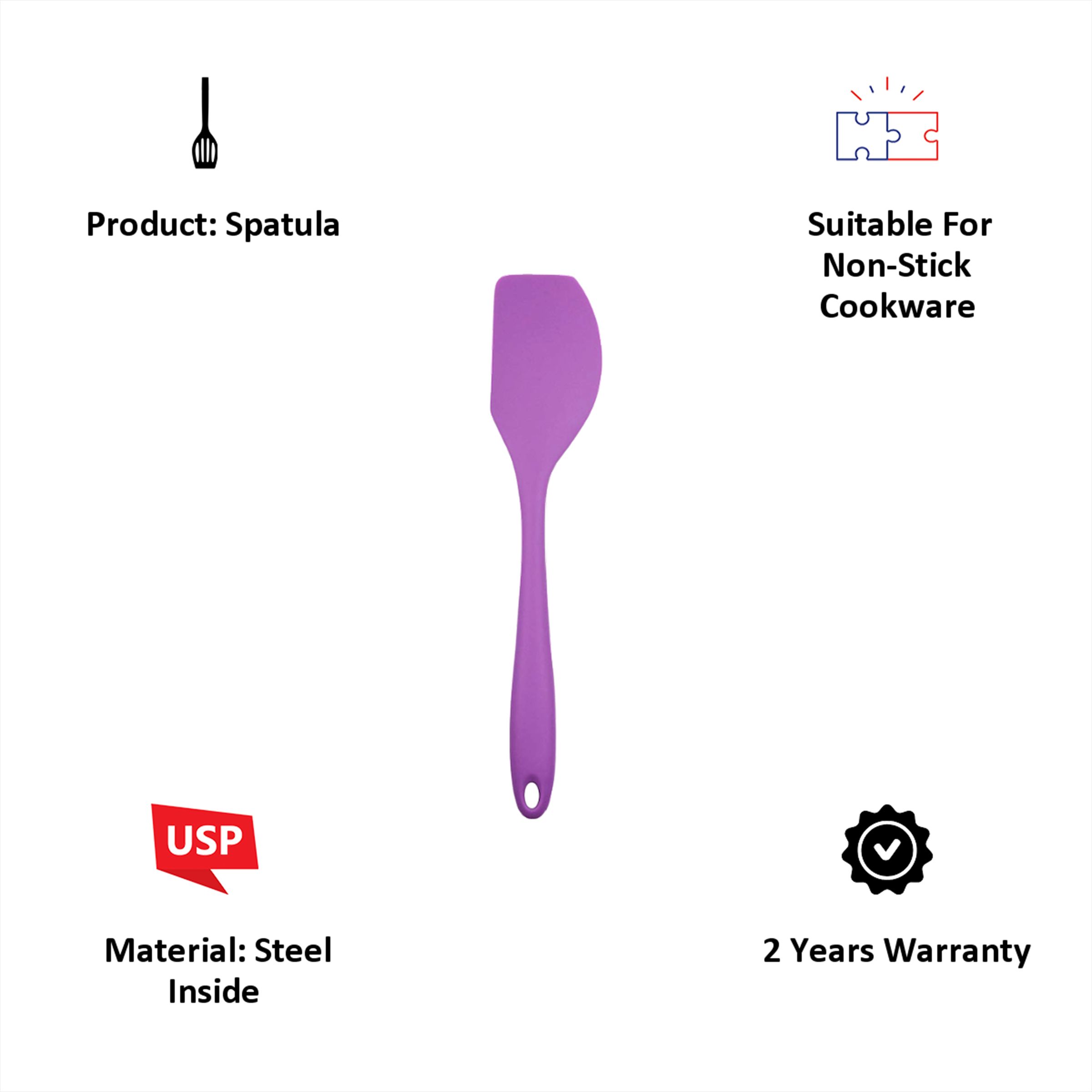 WONDERCHEF Waterstone Spatula (Food Grade Silicone, 63152095, Purple)_5