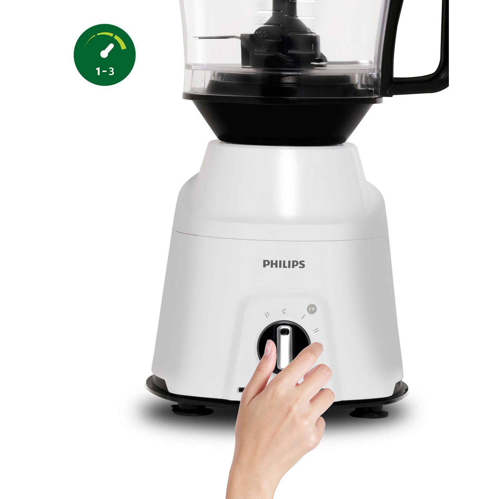 PHILIPS Viva Collection 750 Watt 4 Jars Mixer Grinder (19500 RPM, Gear Drive Technology, Black/White)_13