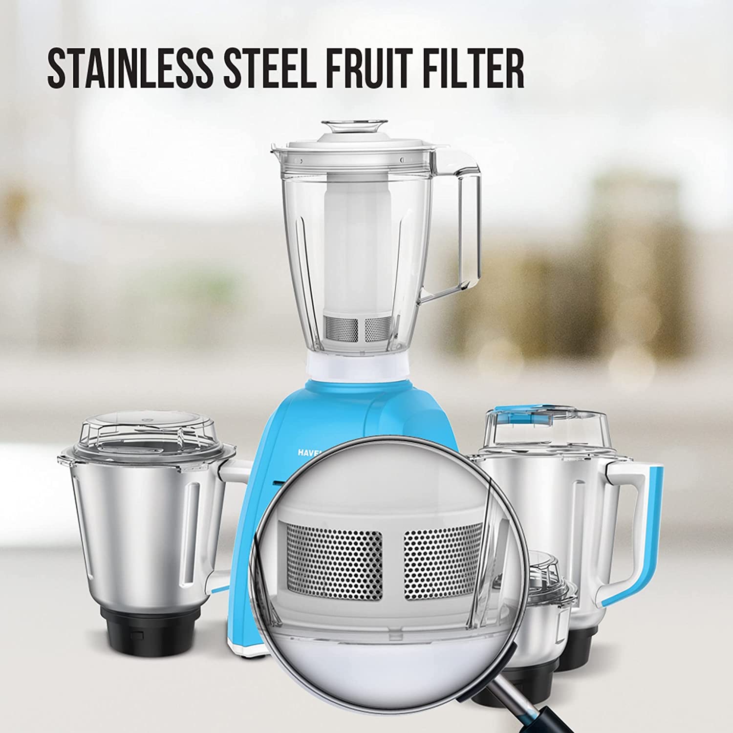 HAVELLS Momenta NV 750 Watt 4 Jars Mixer Grinder (21000 RPM, Built-in Overload Protection, Blue) HAVELLS Momenta NV 750 Watt 4 Jars Mixer Grinder (21000 RPM, Built-in Overload Protection, Blue)_6