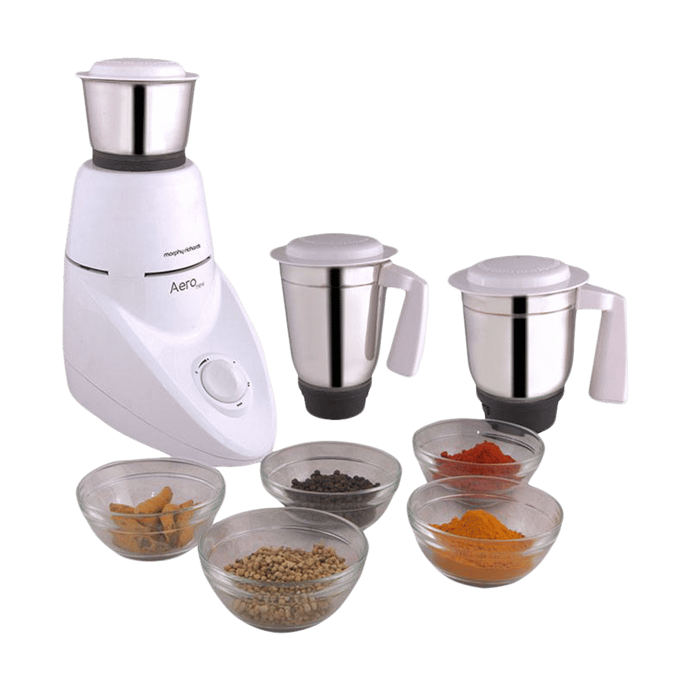 morphy richards Aero New 500 Watt 3 Jars Mixer Grinder (Overload Protection, White) morphy richards Aero New 500 Watt 3 Jars Mixer Grinder (Overload Protection, White)_13