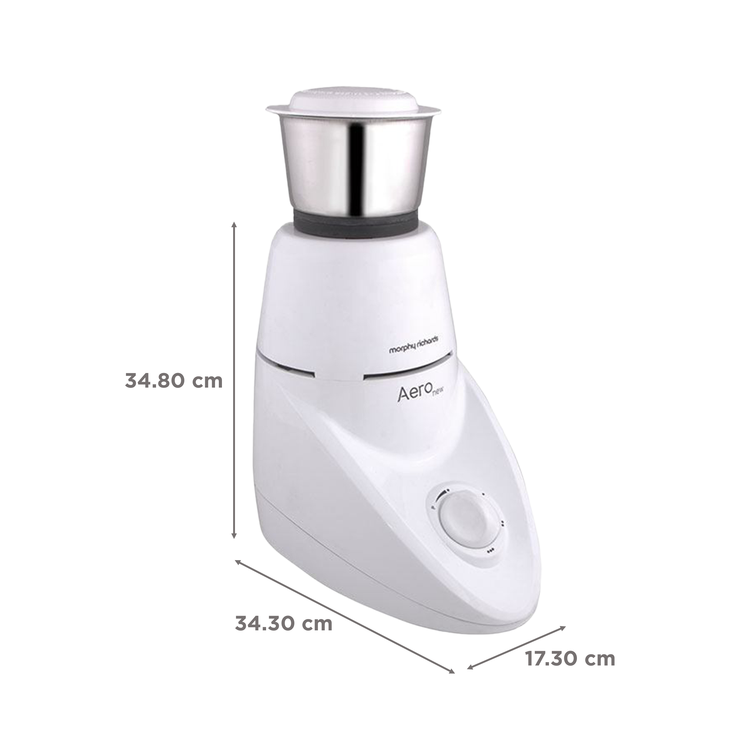 morphy richards Aero New 500 Watt 3 Jars Mixer Grinder (Overload Protection, White) morphy richards Aero New 500 Watt 3 Jars Mixer Grinder (Overload Protection, White)_3