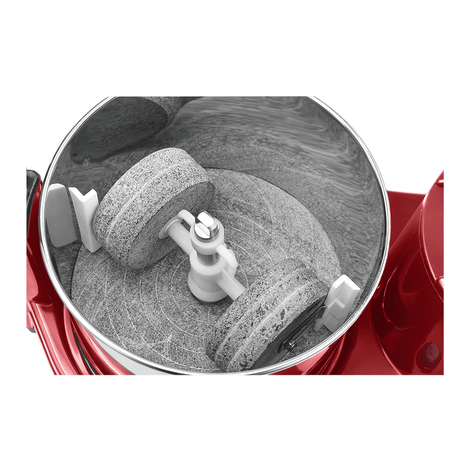 USHA Colossal DLX 2 Litres 2 Stones Wet Grinder with Coconut Scrapper & Atta Kneader (Sturdy High Torque Motor, Red)_4