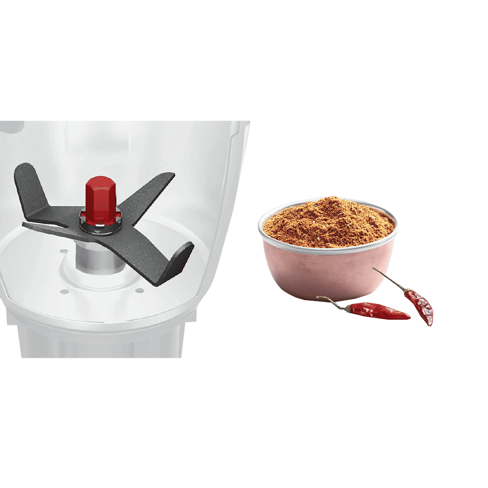 BOSCH TrueMixx 750 Watt 4 Jars Mixer Grinder (22000 RPM, HiFlux Motor, White)_16