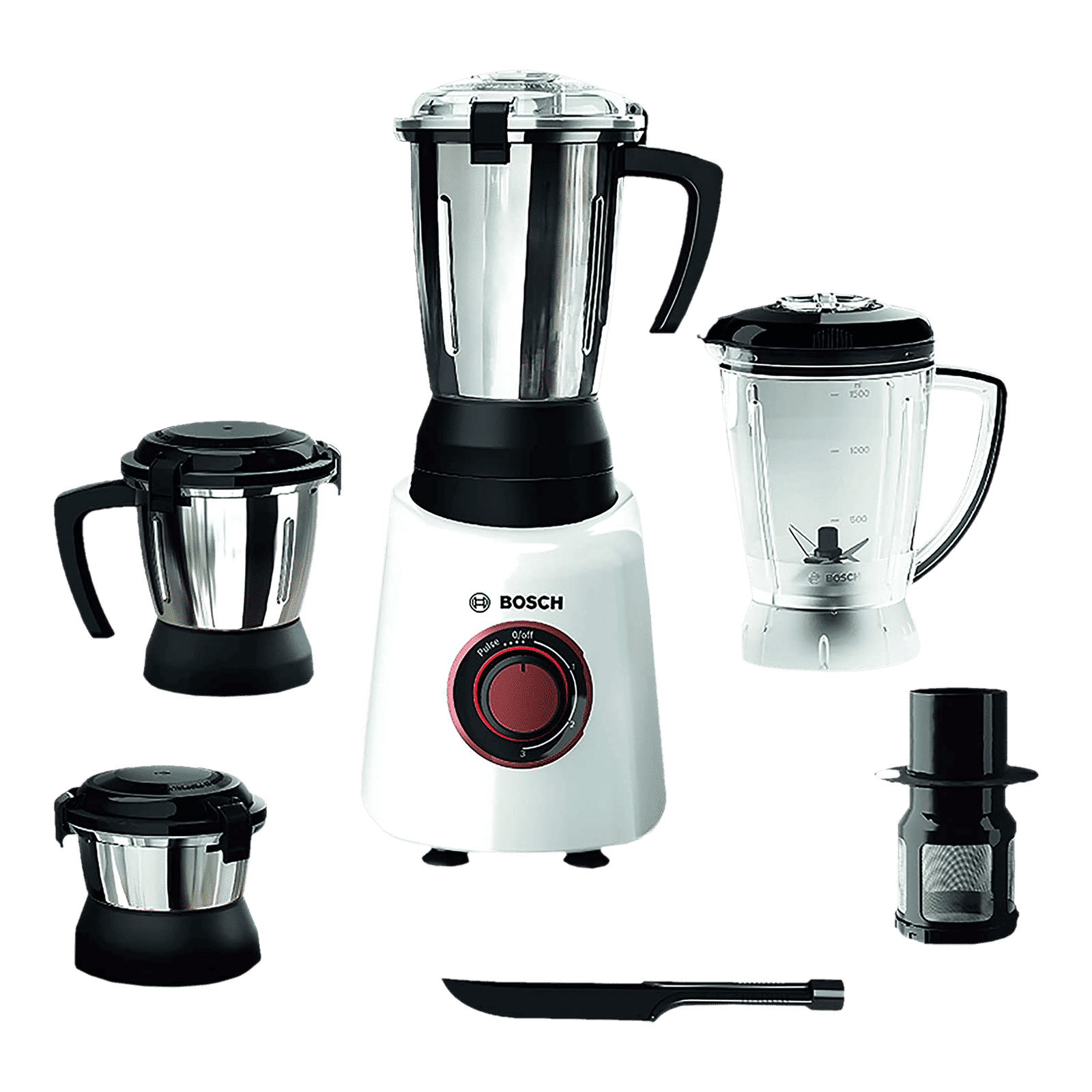BOSCH TrueMixx 750 Watt 4 Jars Mixer Grinder (22000 RPM, HiFlux Motor, White)_5