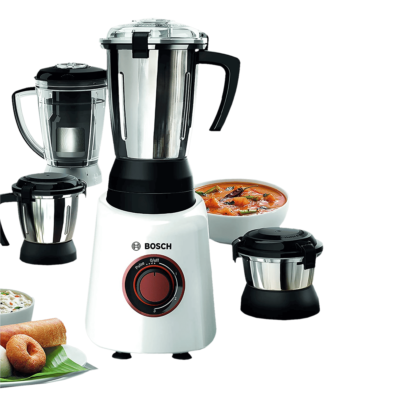 BOSCH TrueMixx 750 Watt 4 Jars Mixer Grinder (22000 RPM, HiFlux Motor, White)_7