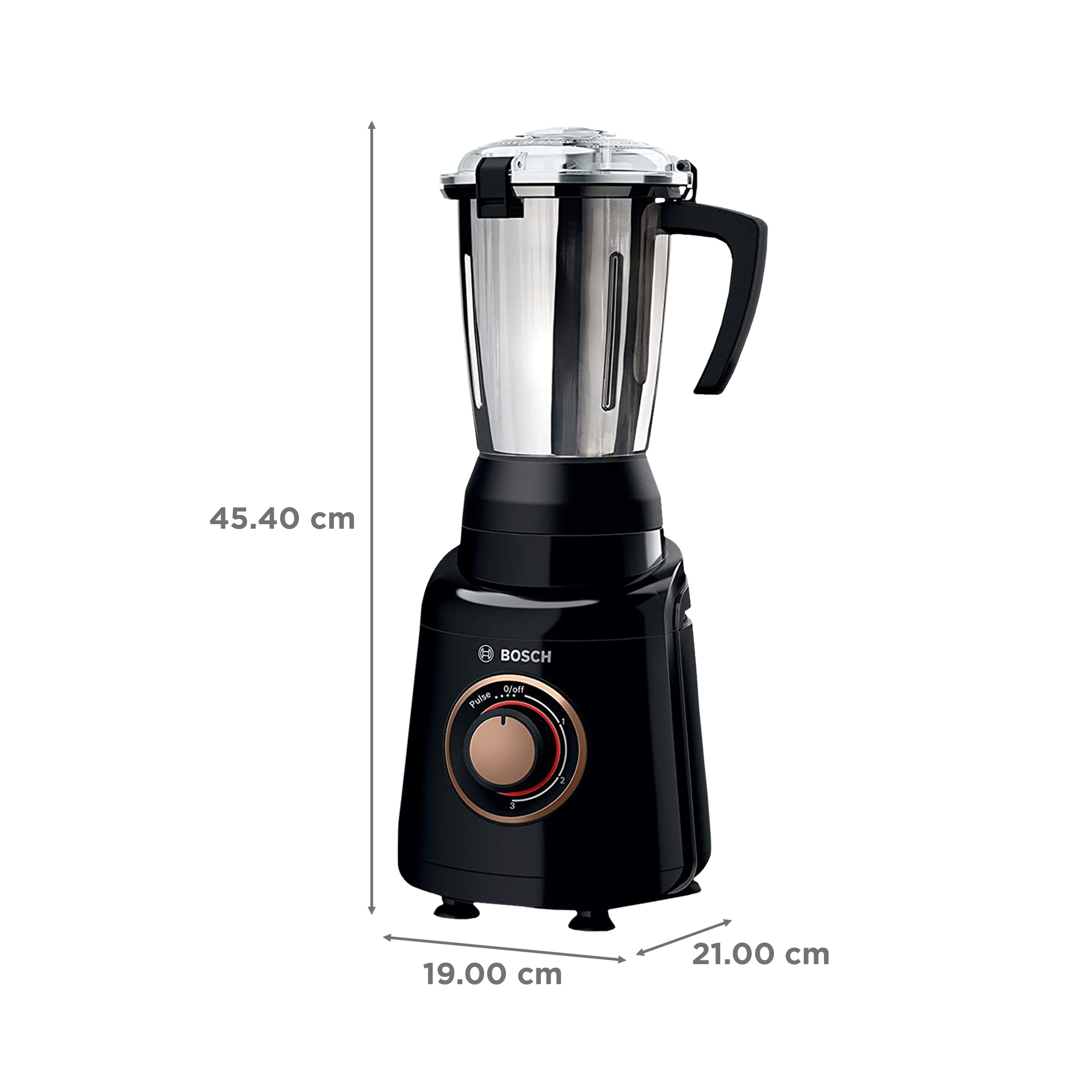 BOSCH TrueMixx Bold 600 Watt 3 Jars Mixer Grinder (22000 RPM, HiFlux Motor, Black) BOSCH TrueMixx Bold 600 Watt 3 Jars Mixer Grinder (22000 RPM, HiFlux Motor, Black)_3