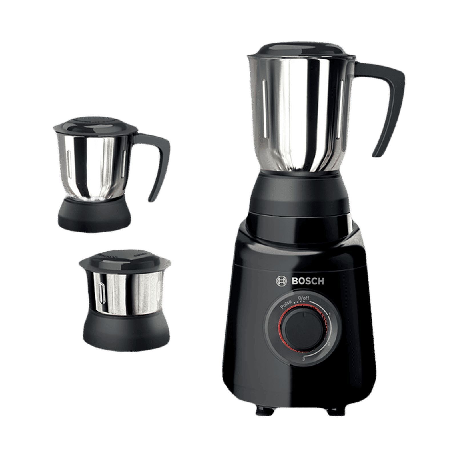 BOSCH TrueMixx Joy 500 Watt 3 Jars Mixer Grinder (22000 RPM, HiFlux Motor, Black)_1