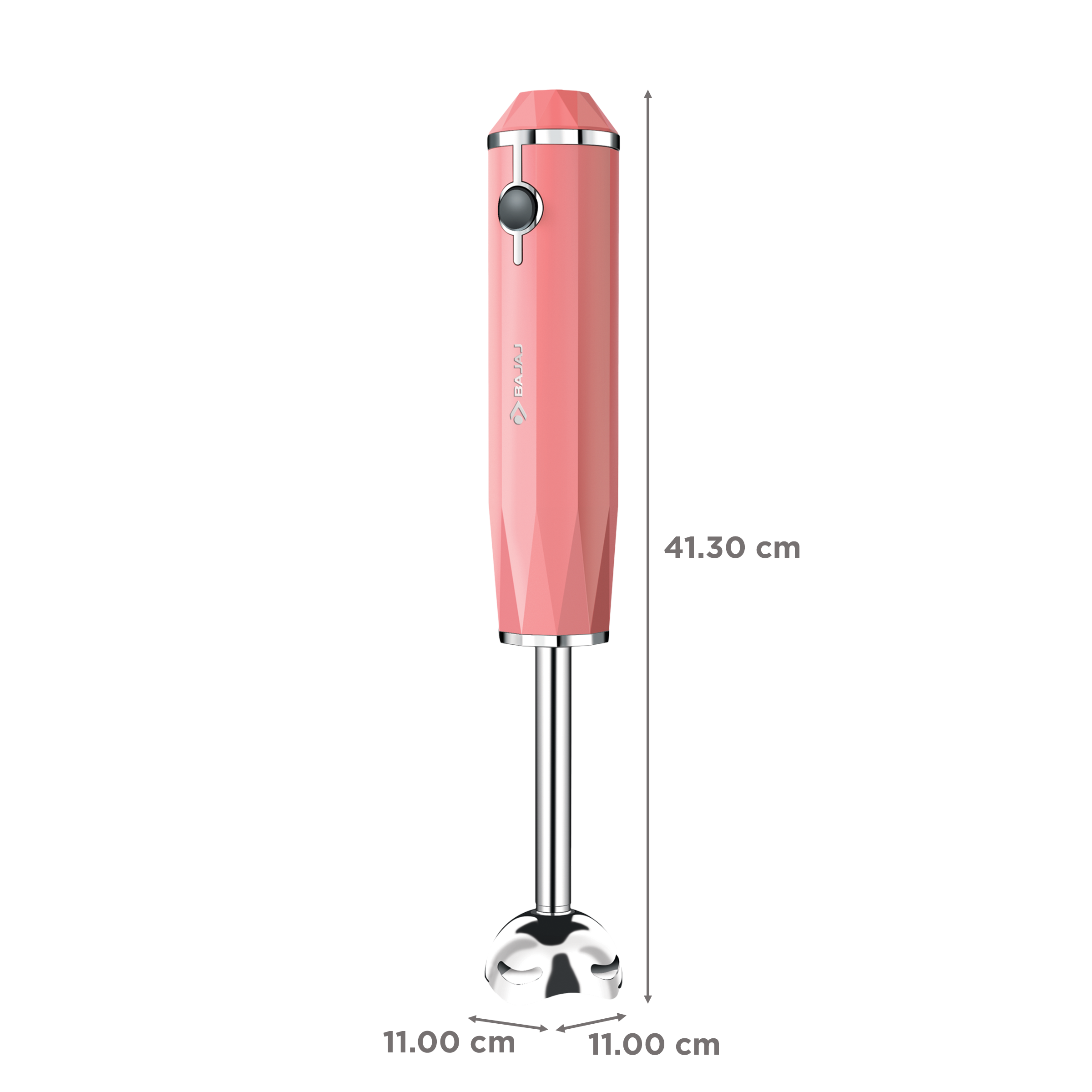 BAJAJ Juvel 300 Watt Hand Blender (Pentaflow Breaker System, Pink)_3