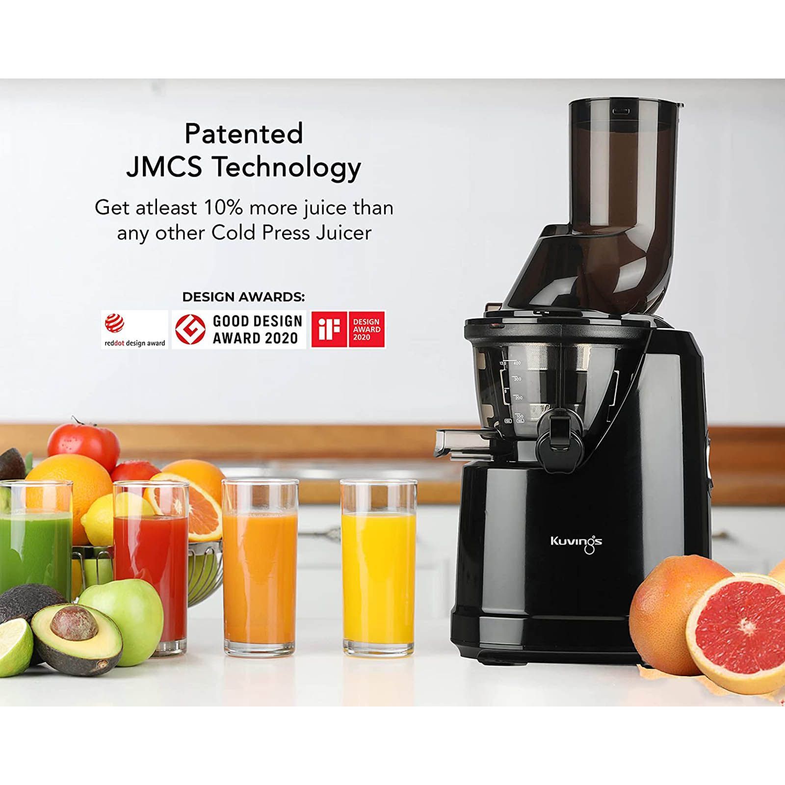 Kuvings B1700 240 Watt 1 Jar Cold Press Slow Juicer (50 RPM, 3-in-1 Multi Function, Phantom Black)_9