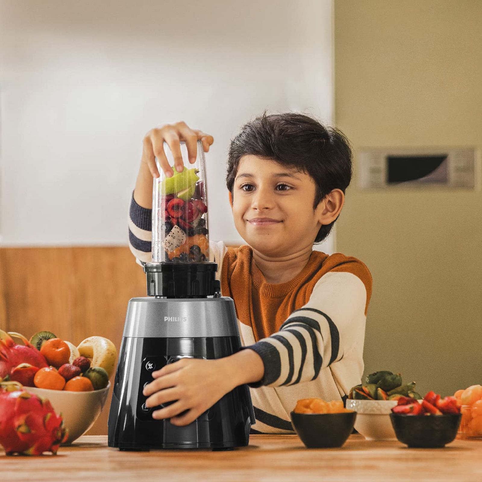 PHILIPS Avance Collection 750 Watt 4 Jars Mixer Grinder (20000 RPM, Built-in Safety Switch, Metallic Silver/Bold Black)_13