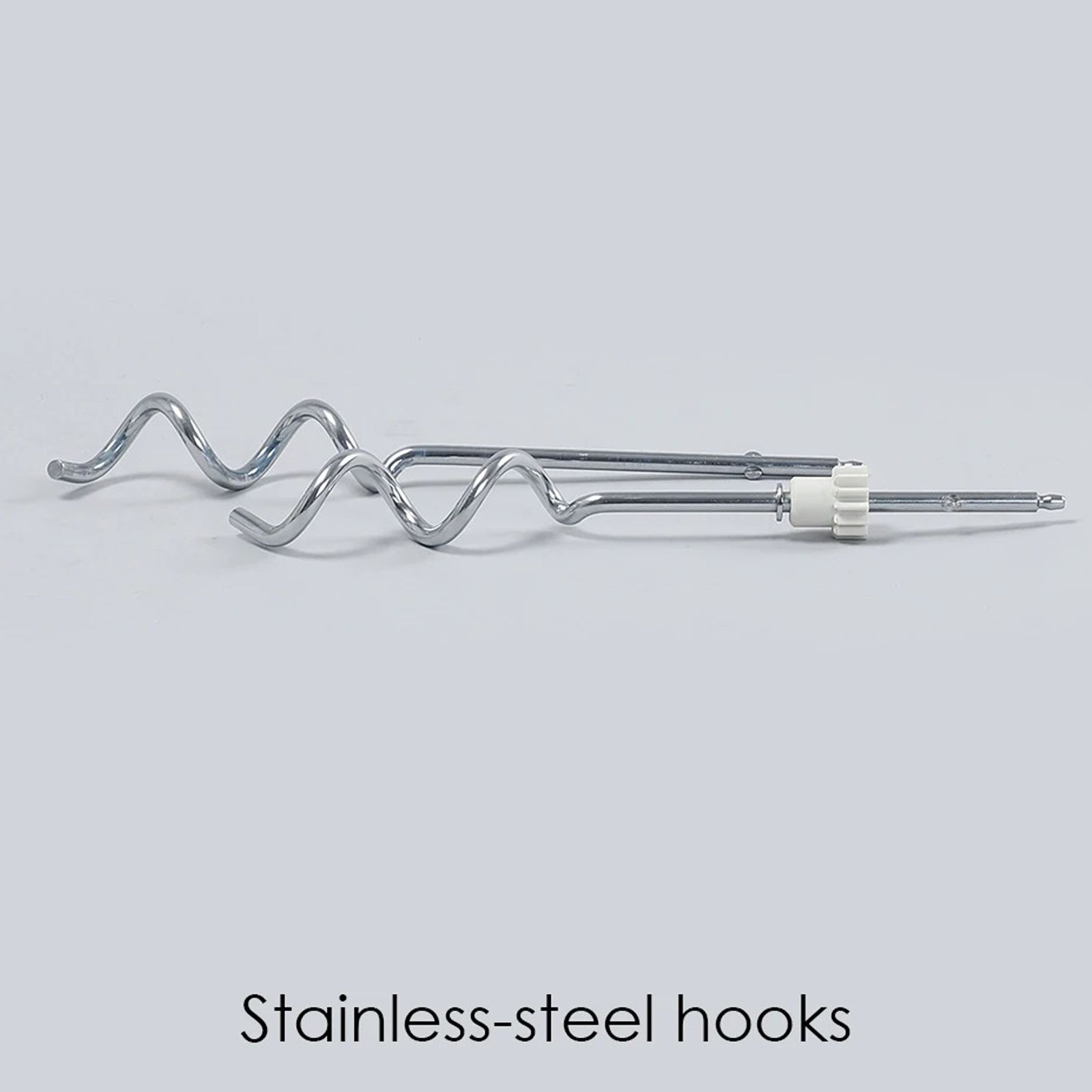 WONDERCHEF Crimson Edge 300 Watt 5 Speed Hand Mixer with 4 Attachments (Speed Adjustment, Red)_10