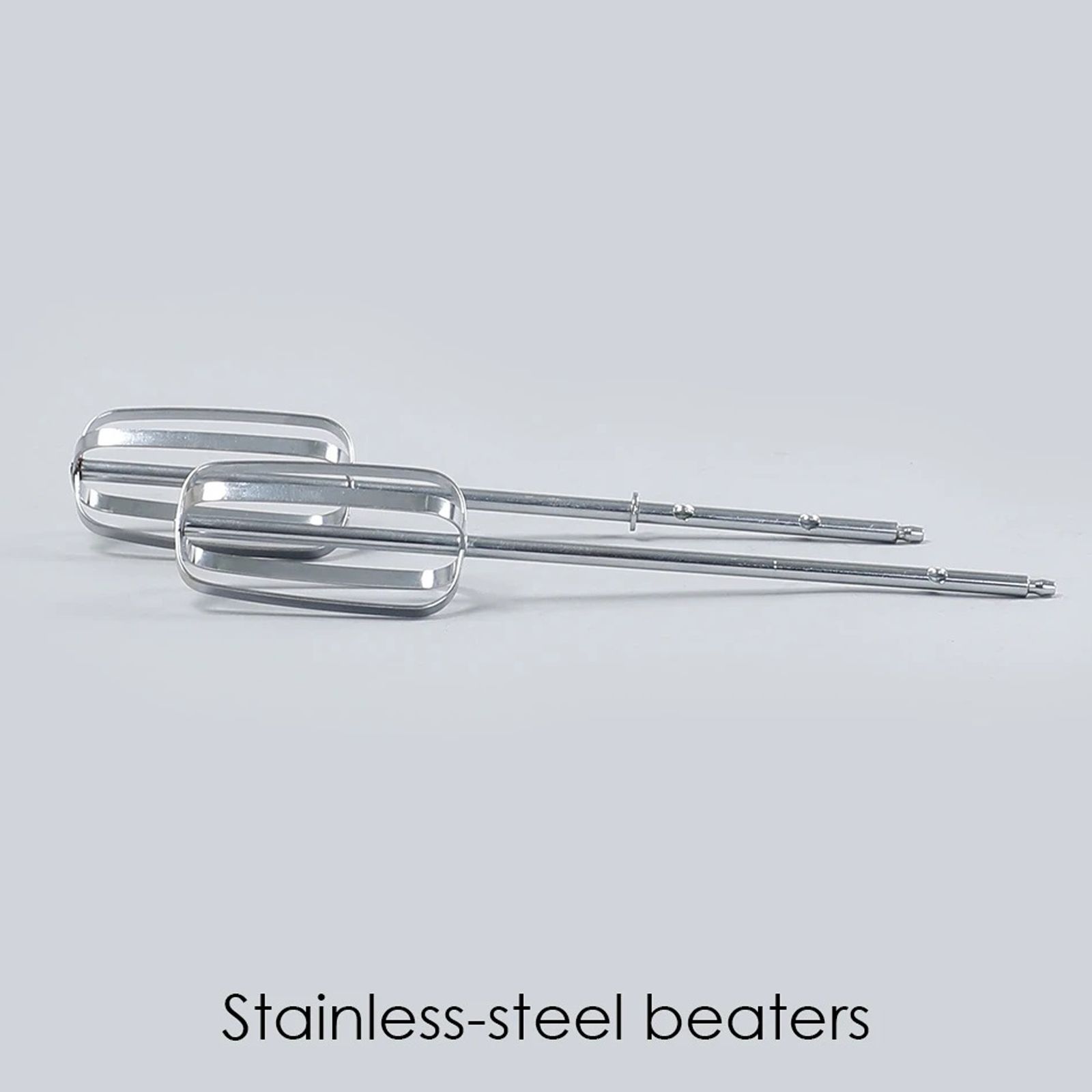 WONDERCHEF Crimson Edge 300 Watt 5 Speed Hand Mixer with 4 Attachments (Speed Adjustment, Red)_11