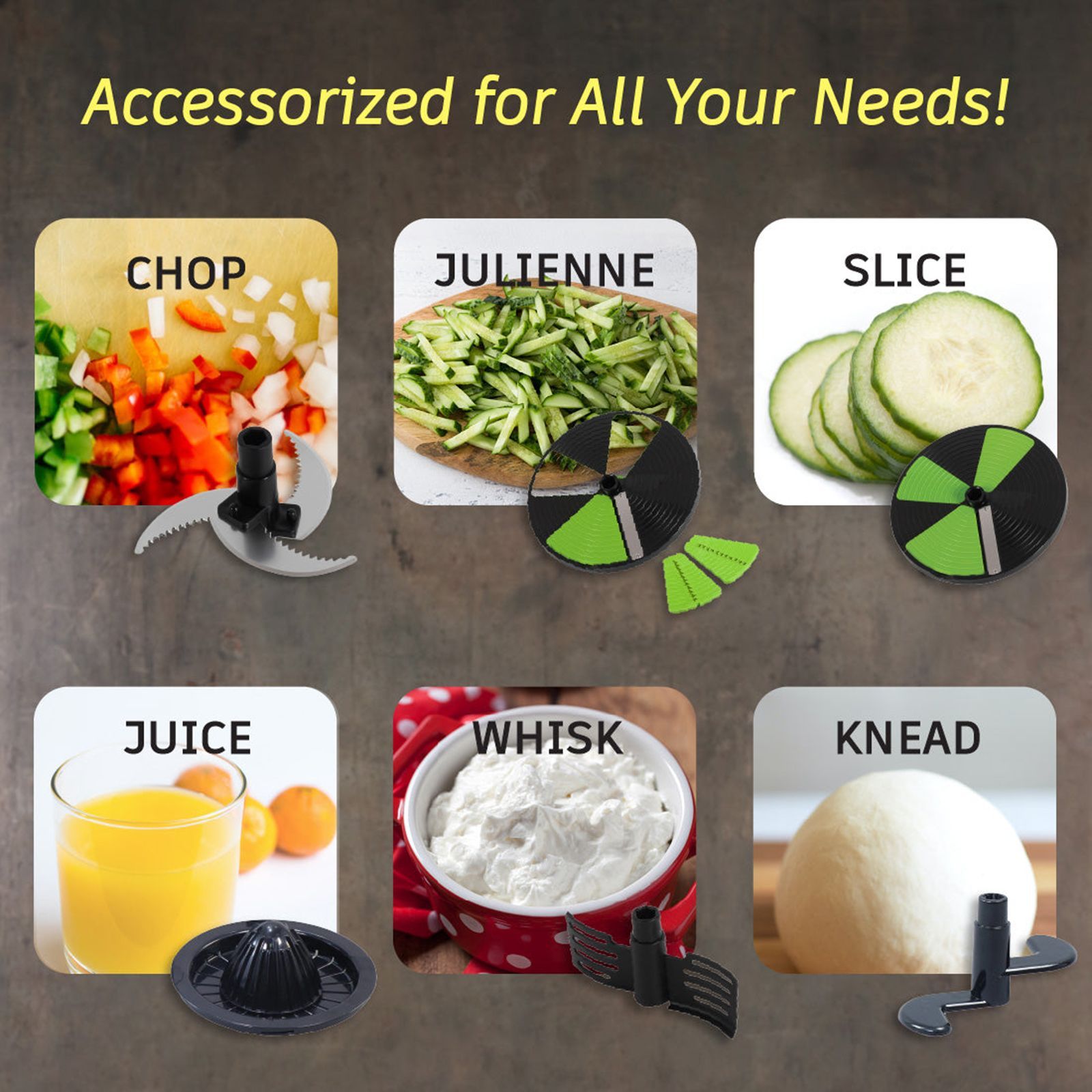 WONDERCHEF Turbo Vegetable & Fruit Chopper with 3 Blades (Black)_10