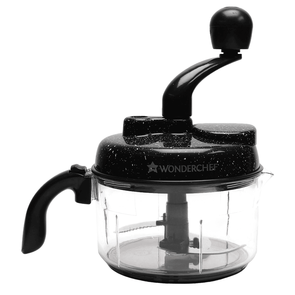 WONDERCHEF Turbo Vegetable & Fruit Chopper with 3 Blades (Black)_4